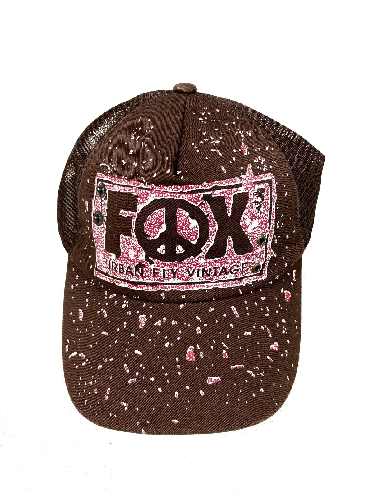 If Six Was Nine × Japanese Brand × Le Grande Bleu (L.G.B.) FOX Urban Fly Vintage Pattern Trucker Hat Size ONE SIZE - 4 Thumbnail