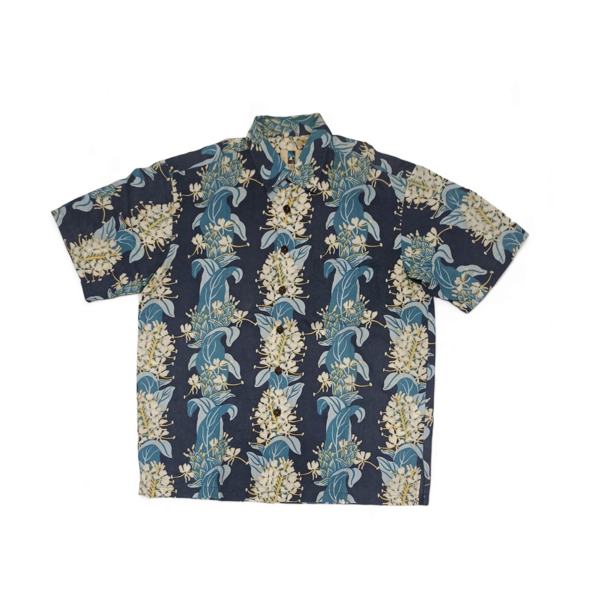 Vintage Vintage 80s 90s Kahala Floral Flower Cotton Hawaiian Shirt Size US L / EU 52-54 / 3 - 1 Thumbnail