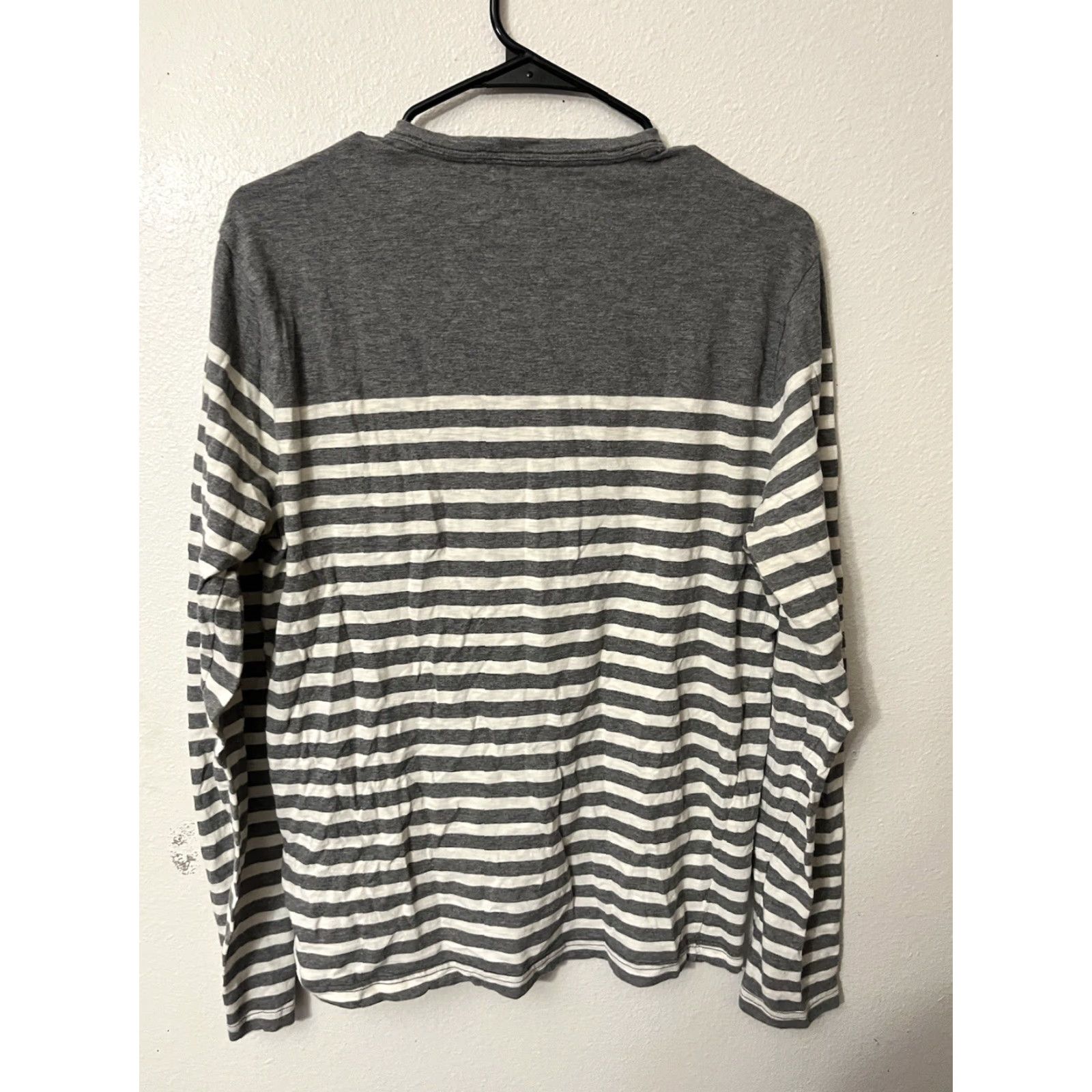 Aeropostale VINTAGE Aeropostale T-Shirt Shirt Mens L Gray Striped Long Sleeve Casual 90s Mens Size US L / EU 52-54 / 3 - 3 Thumbnail