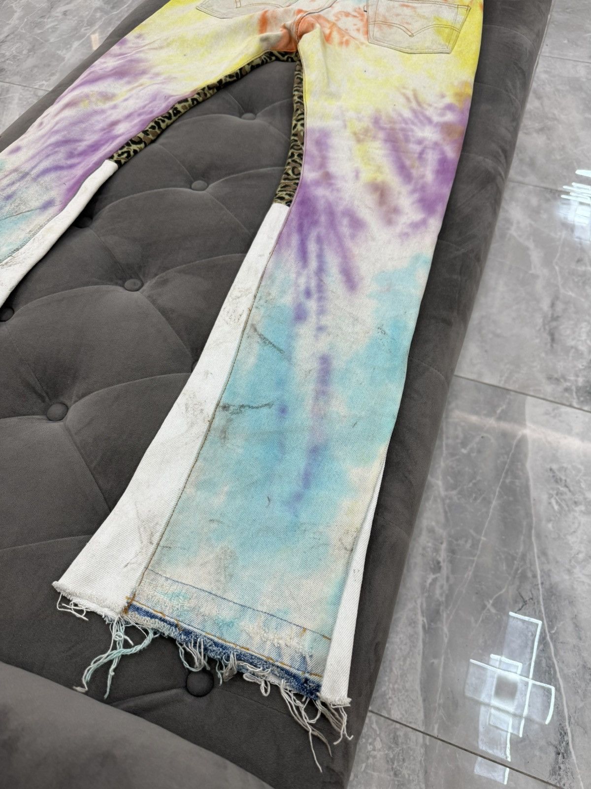 Gallery Dept. Gallery Dept. GG Tie Dye Flare Jeans Size US 32 / EU 48 - 10 Thumbnail
