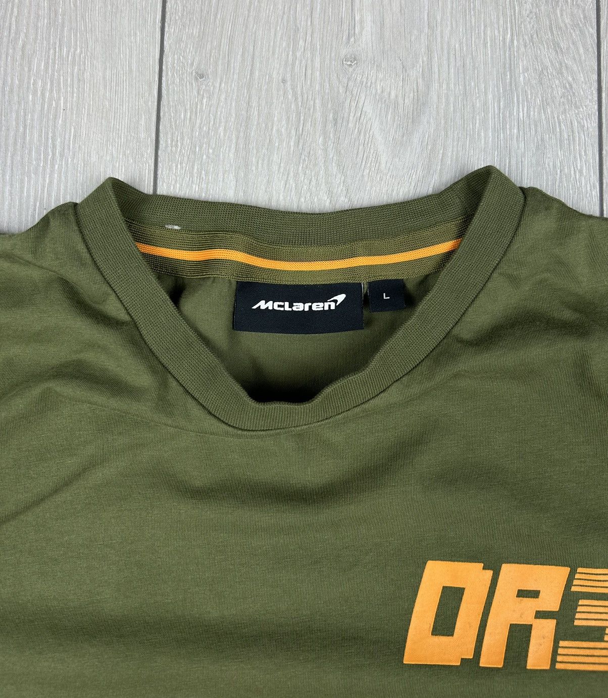 Other McLaren Khaki T Shirt Size M - L Size US L / EU 52-54 / 3 - 3 Thumbnail