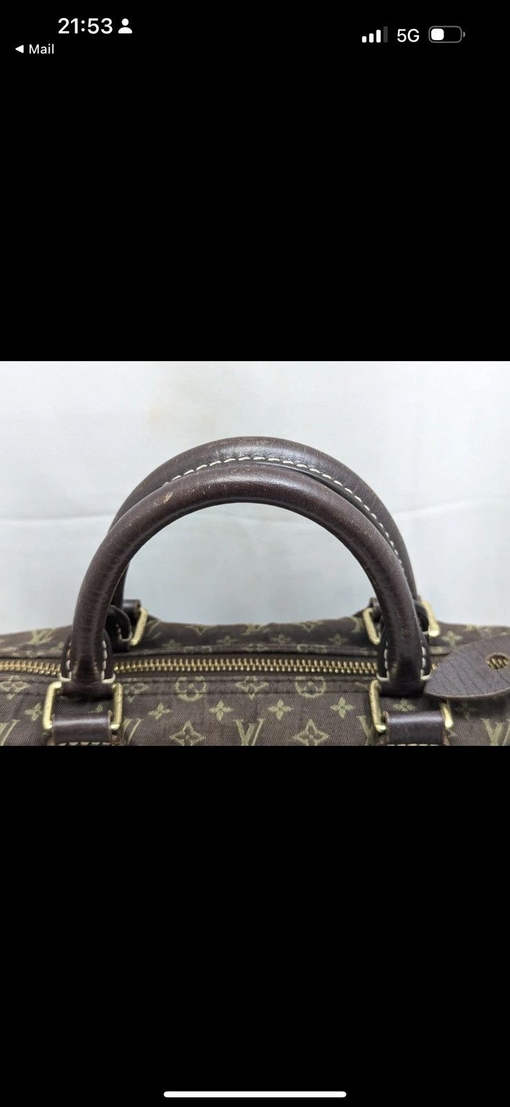 Louis Vuitton Louis Vuitton Mini Lin Speedy 30 Monogram Brown Size ONE SIZE - 2 Thumbnail