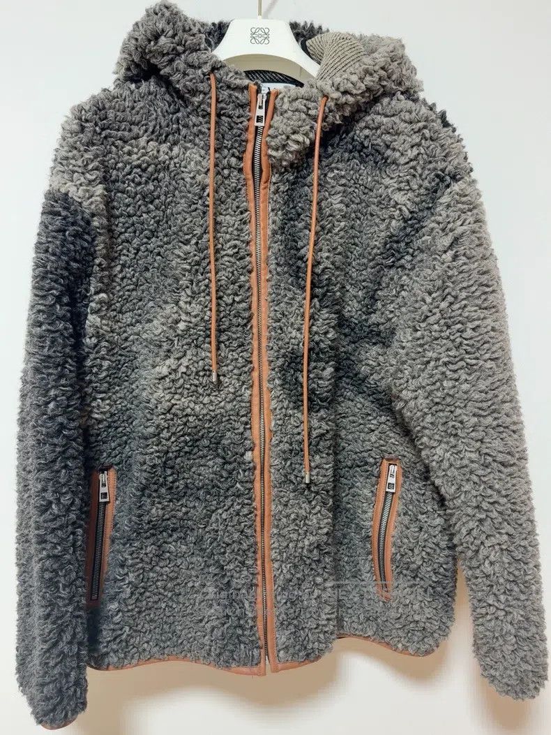 Loewe Loewe Anagram Wool Blend Hooded Jacket Size S / US 4 / IT 40 - 3 Thumbnail