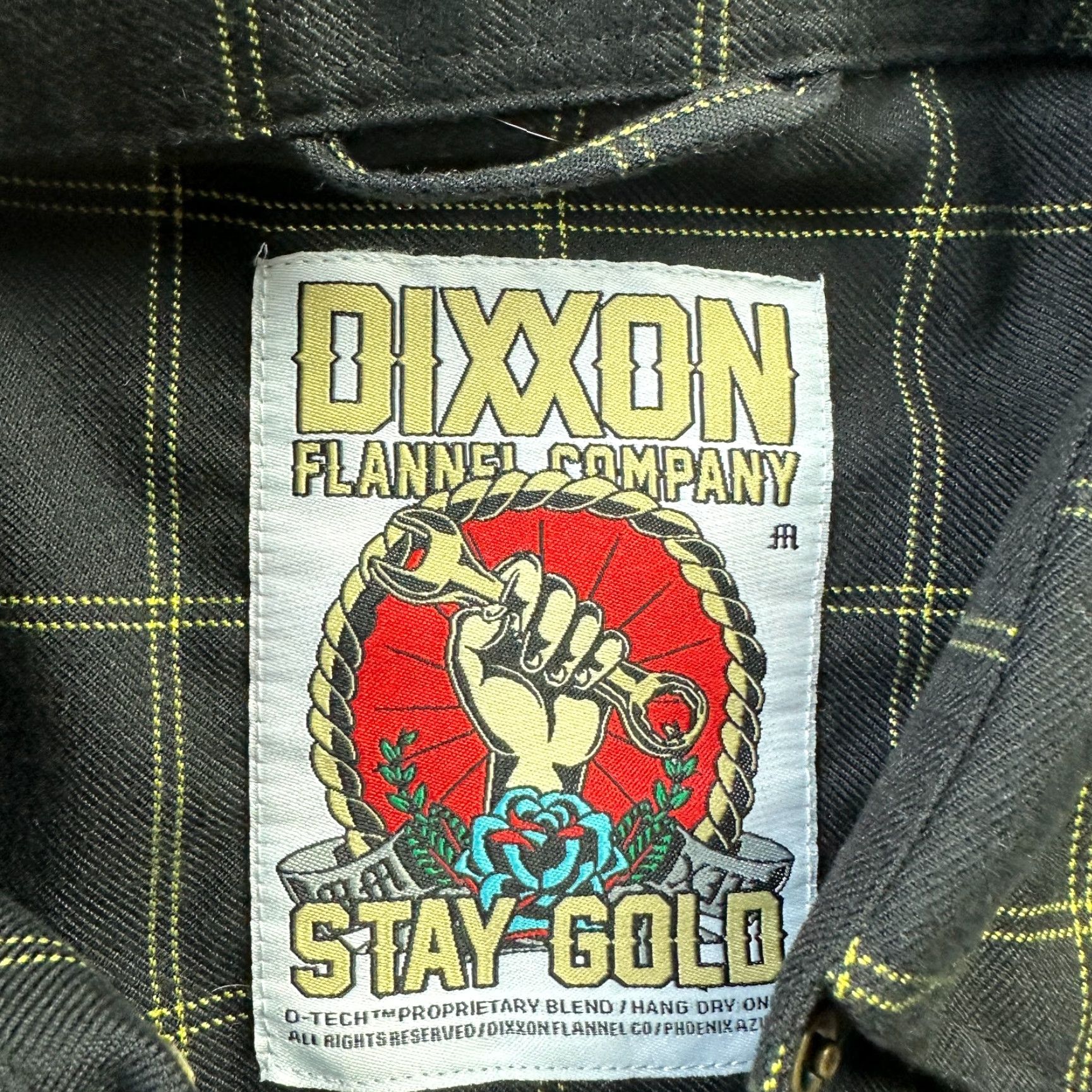 Vintage Dixxon Flannel Shirt Womens Medium Gray Yellow Plaid Snap Casual Shirt, Button-Up, Long Sleeve, VINTAGE? No, Regular Fit, Pocketed, 100% Polyester Size M / US 6-8 / IT 42-44 - 7 Thumbnail