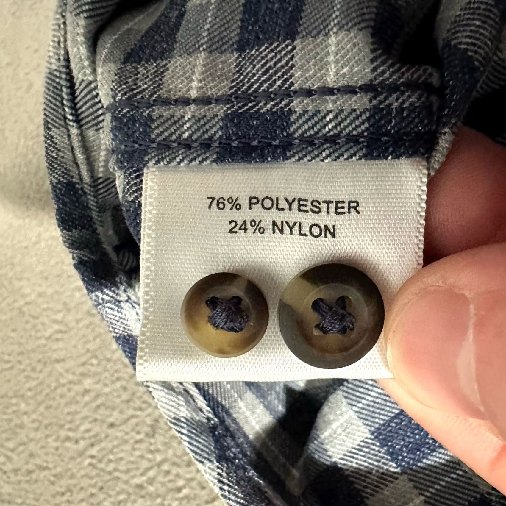 Peter Millar Peter Millar Shirt Men Large Blue Gray Betts Performance Check Plaid Button Down Size US L / EU 52-54 / 3 - 5 Thumbnail