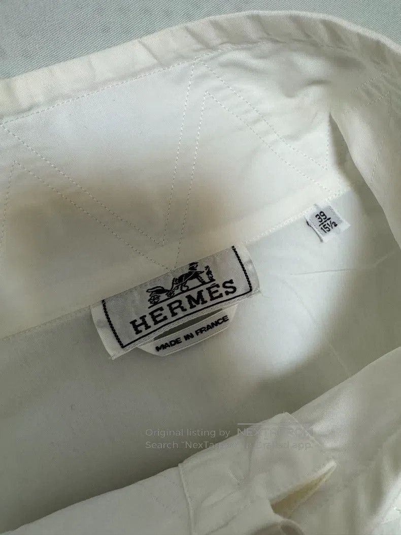 Hermes Hermes size 39 Sun-protective clothing, unique collar desig Size US S / EU 44-46 / 1 - 7 Thumbnail