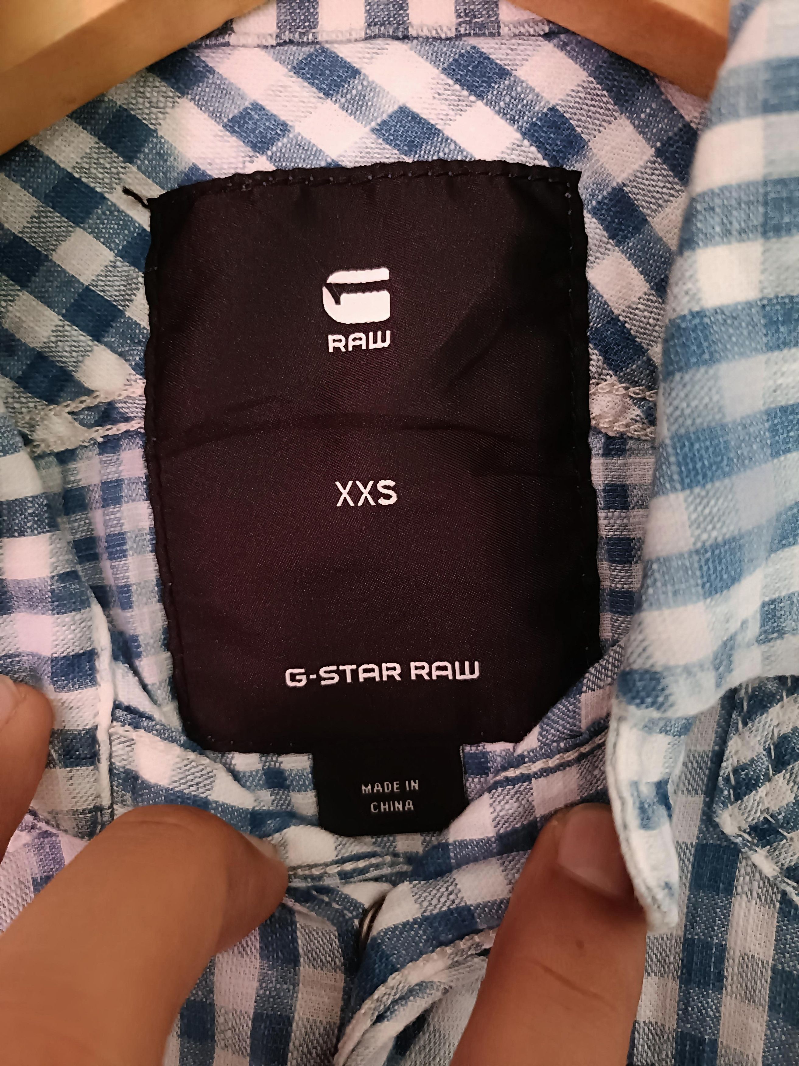 G-Star × Vintage Vintage g star raw gingham shirt Size US XXS / EU 40 - 8 Thumbnail