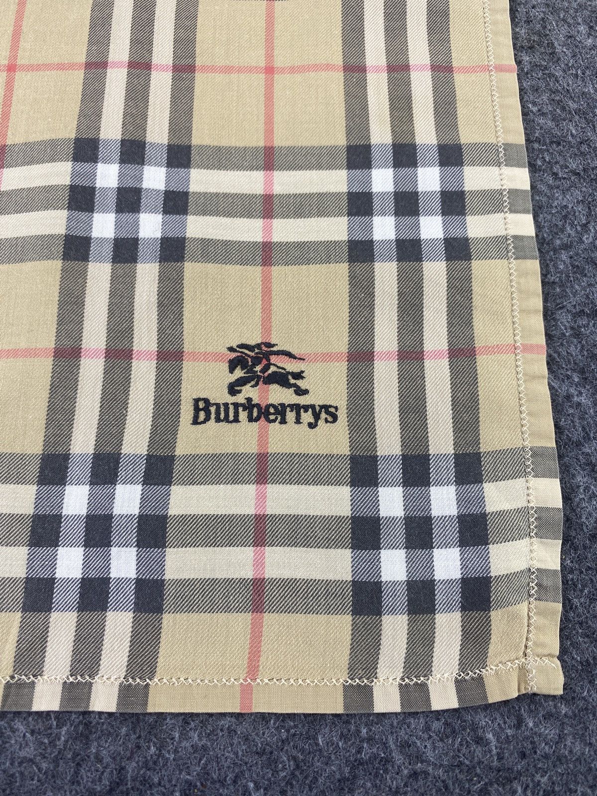 Burberry × Vintage Burberry Handkerchief / Bandana / Neckerchief-B098 Size ONE SIZE - 5 Thumbnail
