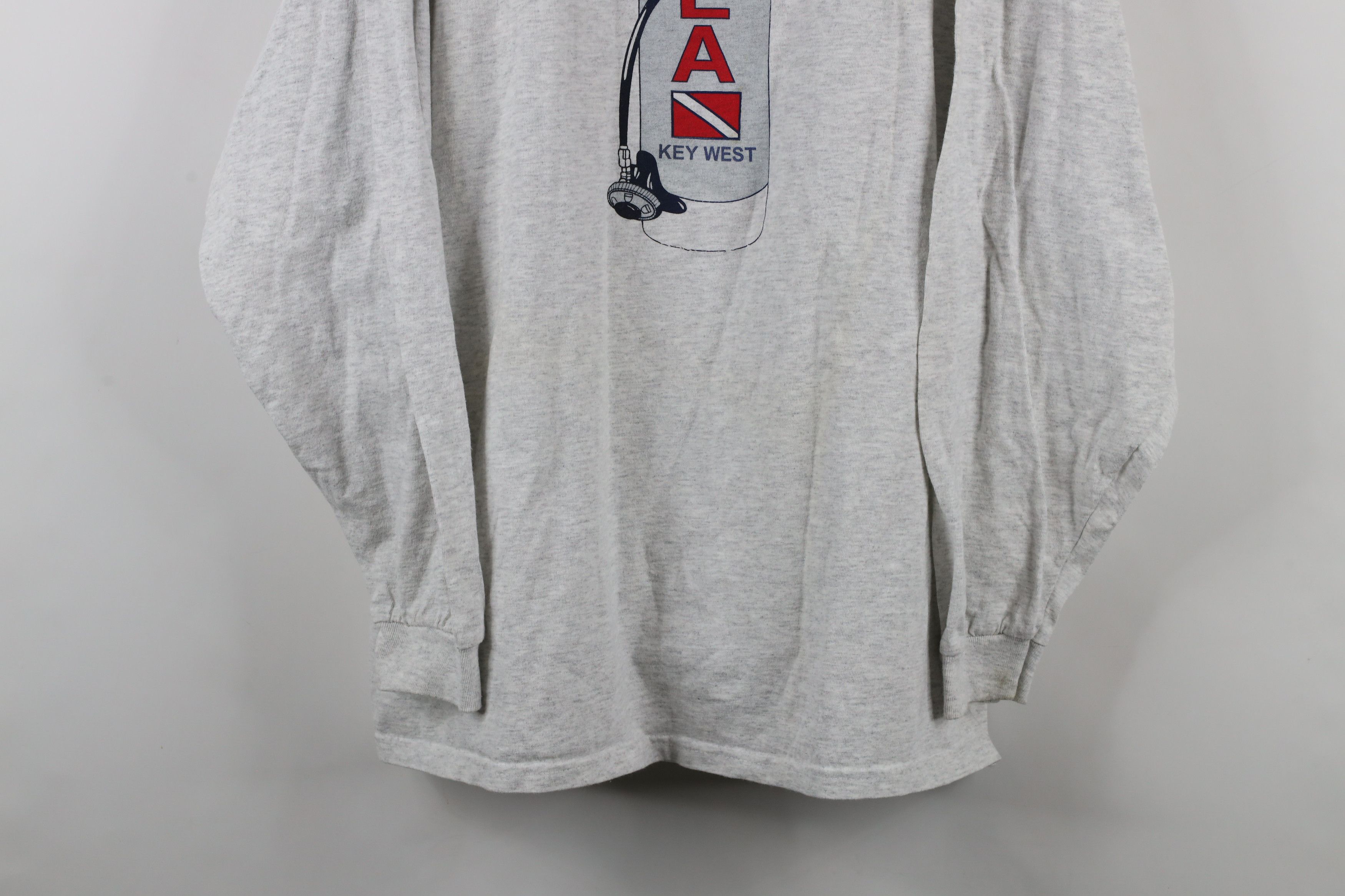 Vintage Vintage 90s Streetwear West Scuba Diving Long Sleeve T-Shirt Size US XXL / EU 58 / 5 - 3 Thumbnail
