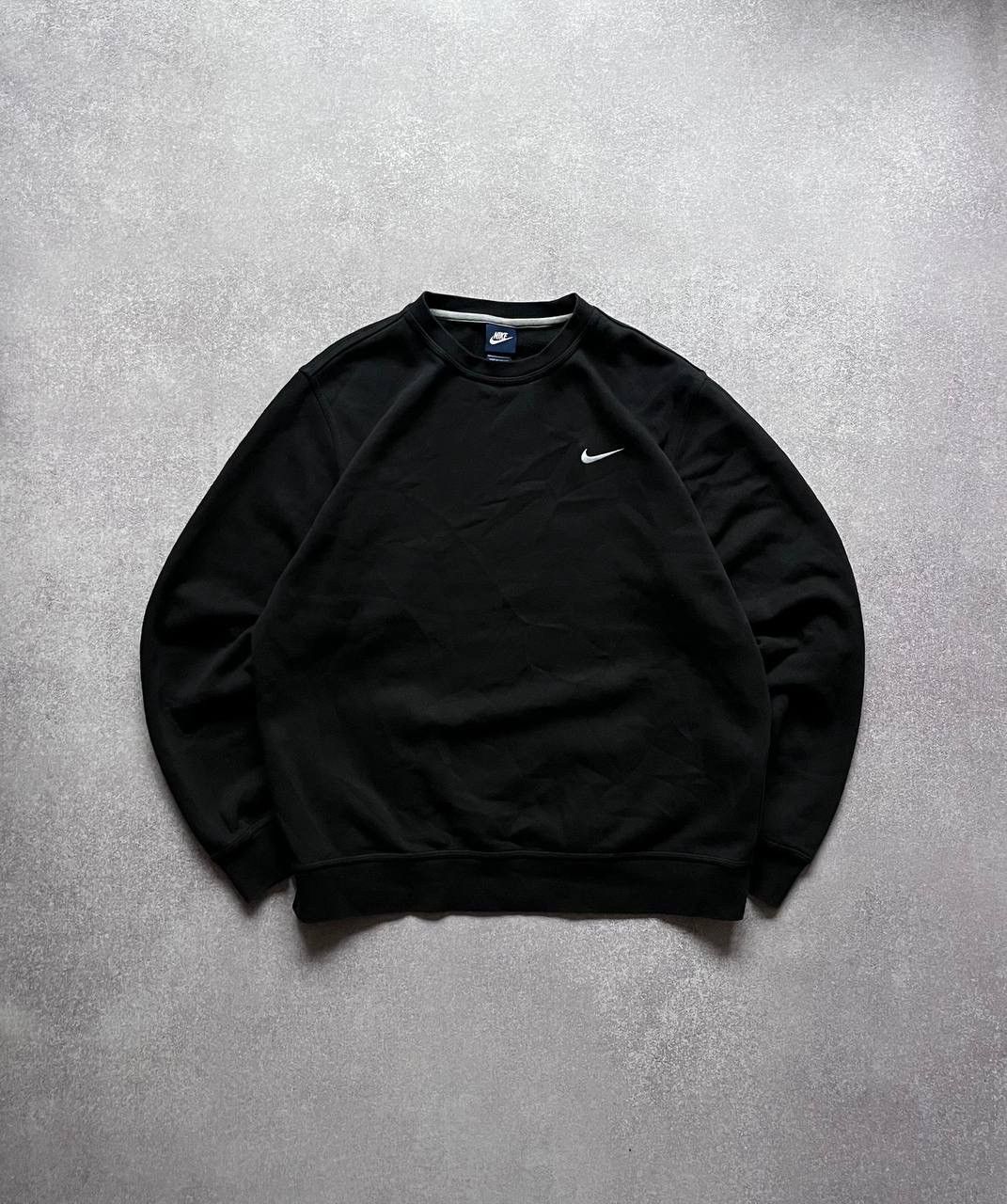 Nike × Vintage Vintage Nike Swoosh Boxy Sweatshirt Y2K XL Size US XL / EU 56 / 4 - 2 Thumbnail