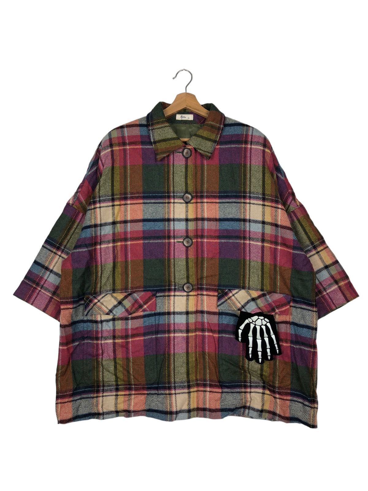 45rpm 🔥90’s Vintage Tartan Design Oversized Jacket Azrobe 45RPM Size US M / EU 48-50 / 2 - 1 Thumbnail
