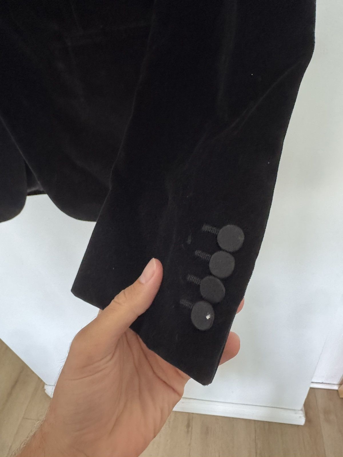 Hedi Velour Shawl Le smoking Blazer