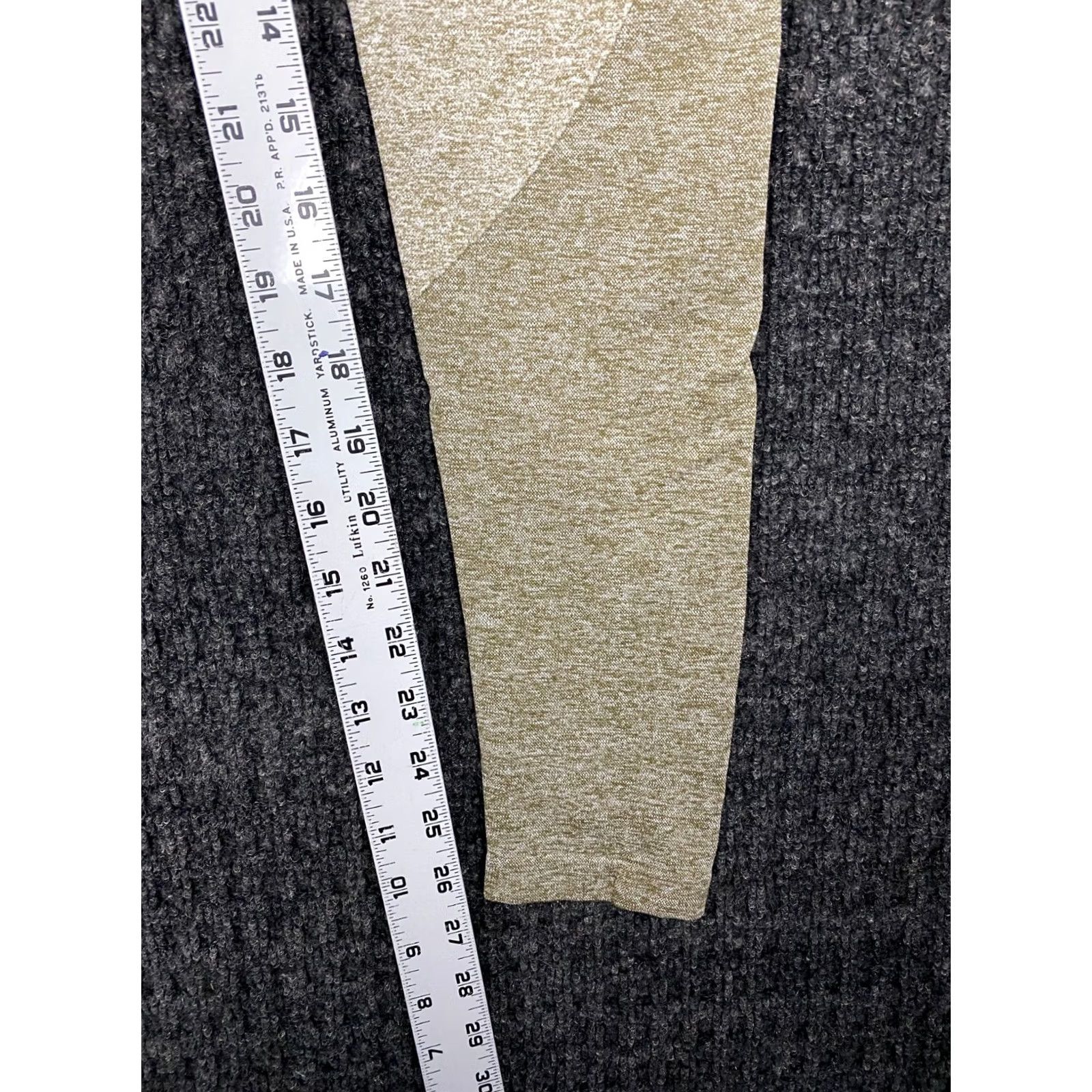 Gymshark Gymshark Leggings S Green Compression Seamless Waistband Activewear Womens Small Green 90s? Size 28" / US 6 / IT 42 - 5 Thumbnail