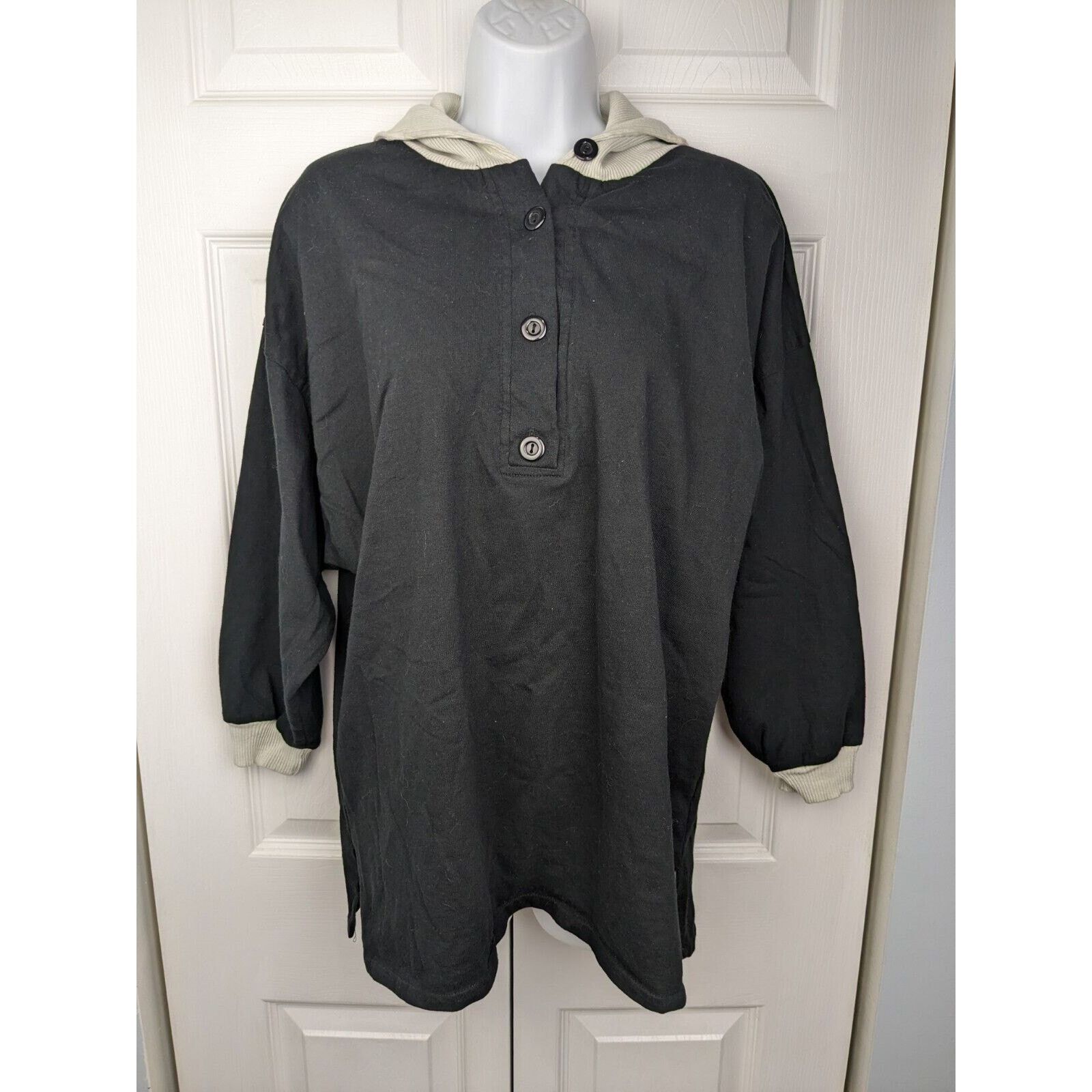 Other Rare Vtg EGO Paris Hooded Sweatshirt Color Block 60s 70s Size M / US 6-8 / IT 42-44 - 1 Thumbnail