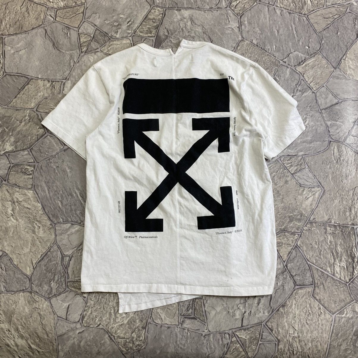Off-White Off White Logo T-Shirt “Temperature” / Black Size US M / EU 48-50 / 2 - 1 Thumbnail