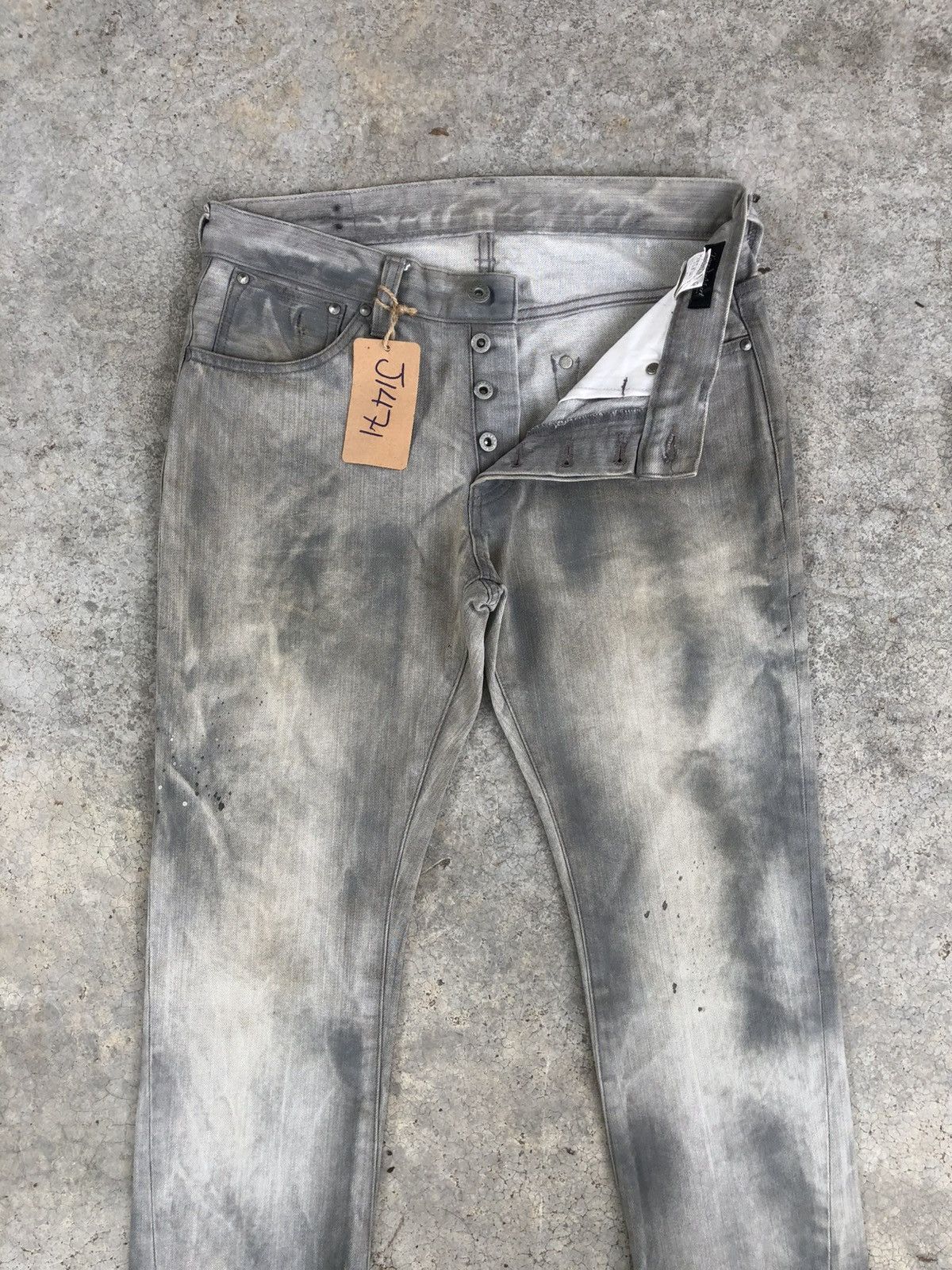If Six Was Nine Tornado Mart Skinny Jeans Distressed Jeans Size US 30 / EU 46 - 3 Thumbnail