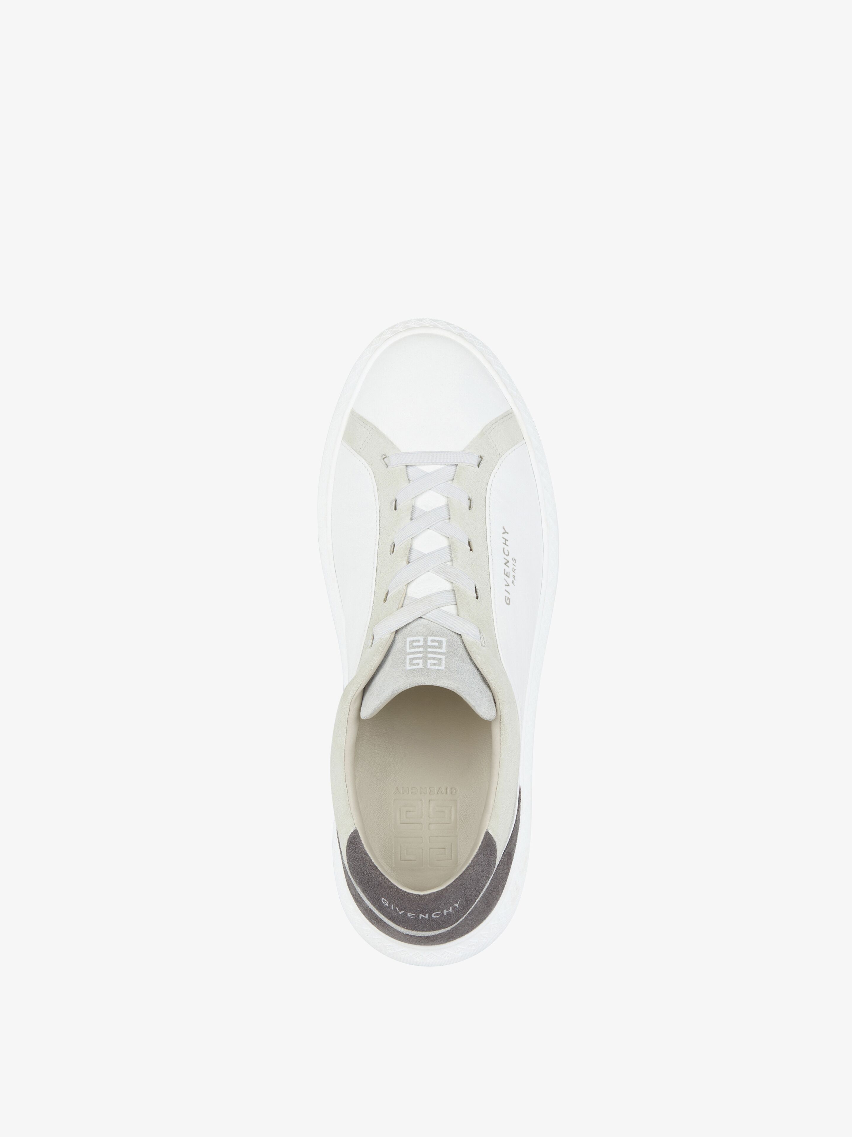 Givenchy o1srvl11e0925 G-Set Sneakers in Suede in White/Grey Size US 9 / EU 42 - 4 Thumbnail