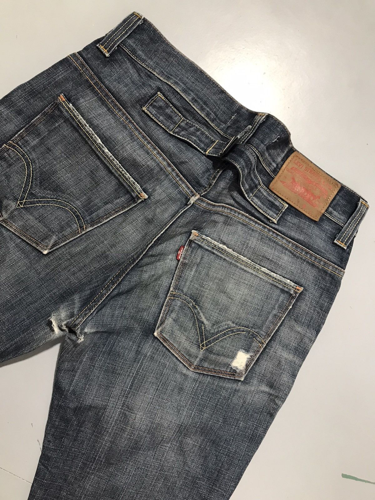 Levi's Vintage Levi’s buckle belt denim Size US 36 / EU 52 - 13 Thumbnail