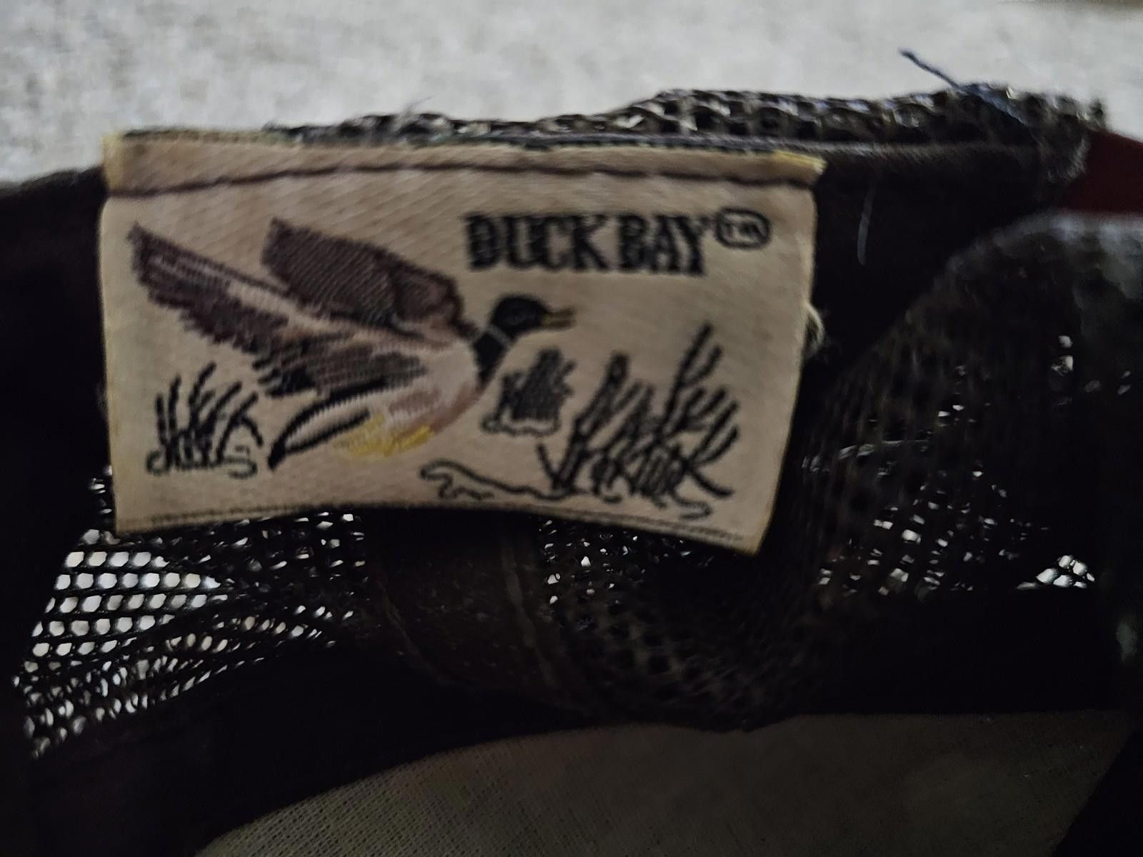 Designer Vintage Duck Bay Camo Hunting Fishing Hat 80's - SNAPS OLD Size ONE SIZE - 6 Thumbnail