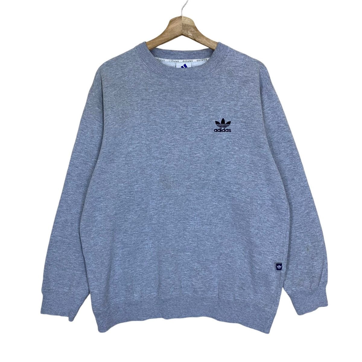 Adidas Vintage 90s Adidas Small Logo Crewneck Sweatshirt Size US M / EU 48-50 / 2 - 1 Thumbnail