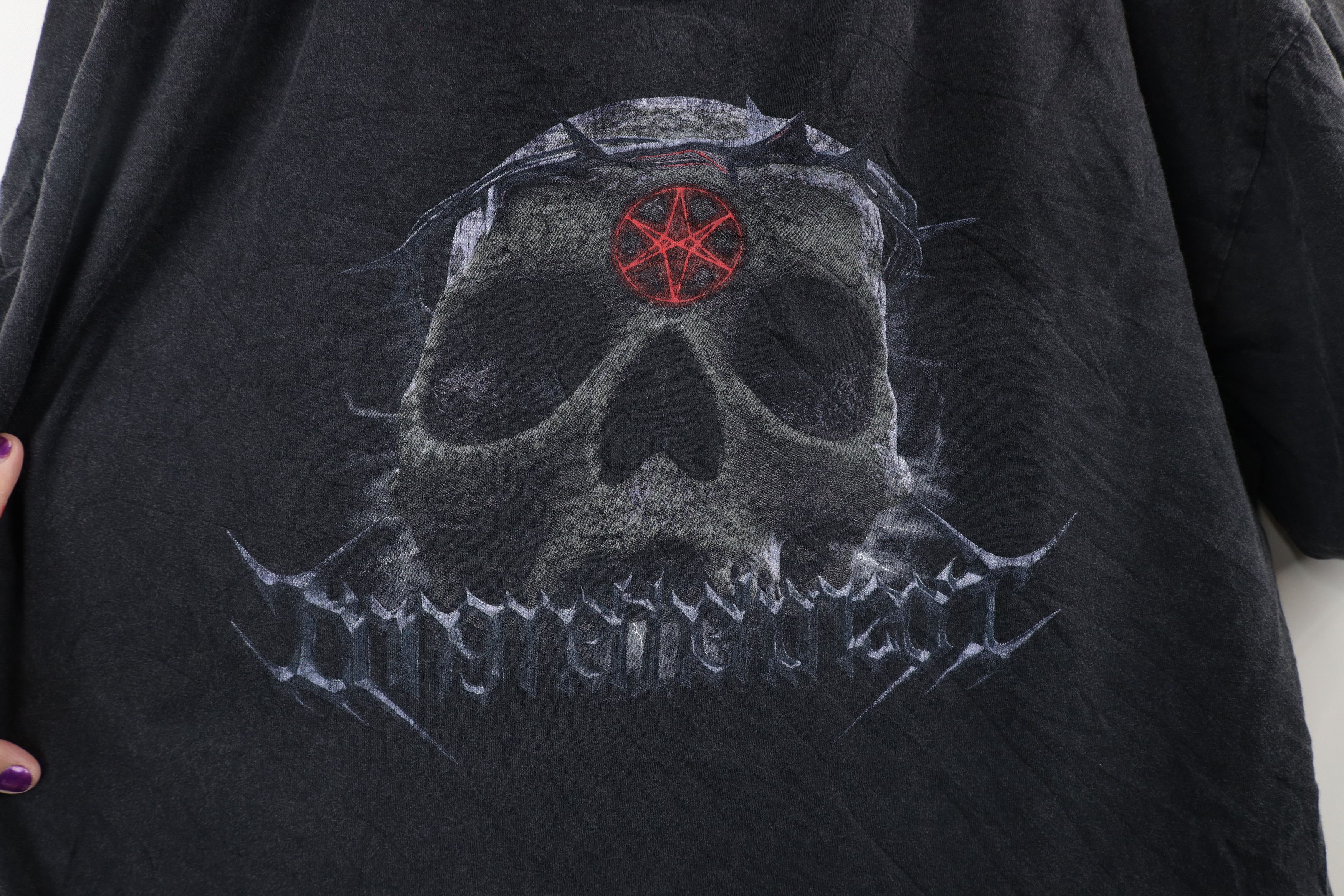 Vintage Vintage Thorn Crown Bring Me the Horizon Band T-Shirt Black Size US XXL / EU 58 / 5 - 4 Thumbnail