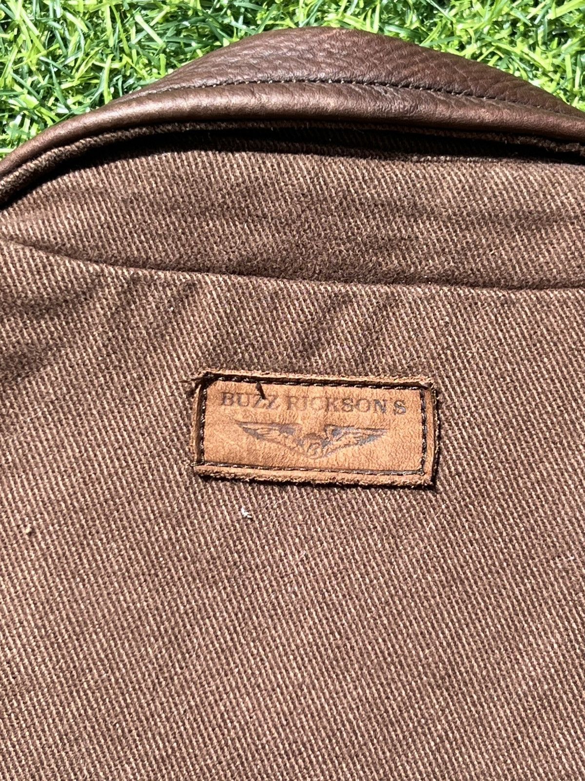 Buzz Rickson's 🦅 Buzz Rickson’s Leather-Collar Canvas Brown Work Jacket- L Size US L / EU 52-54 / 3 - 8 Thumbnail