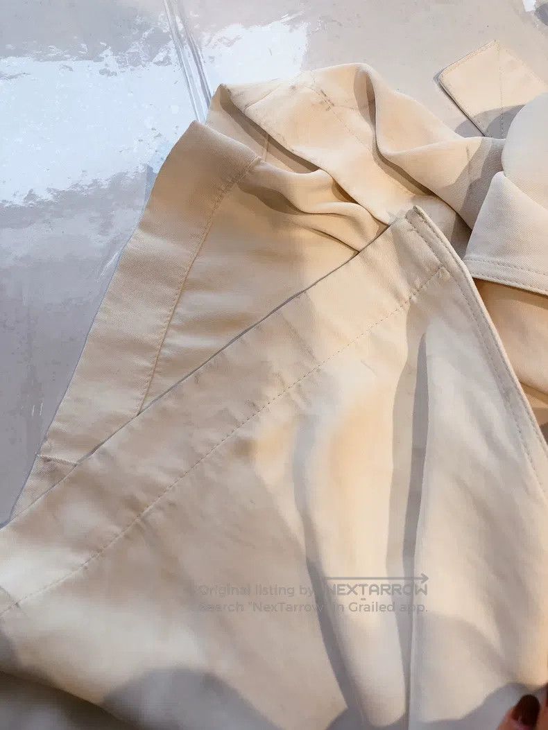 Acne Studios Acne Studios Beige Long Classic Trench Coat Size 4XL / US 24-26 - 5 Thumbnail