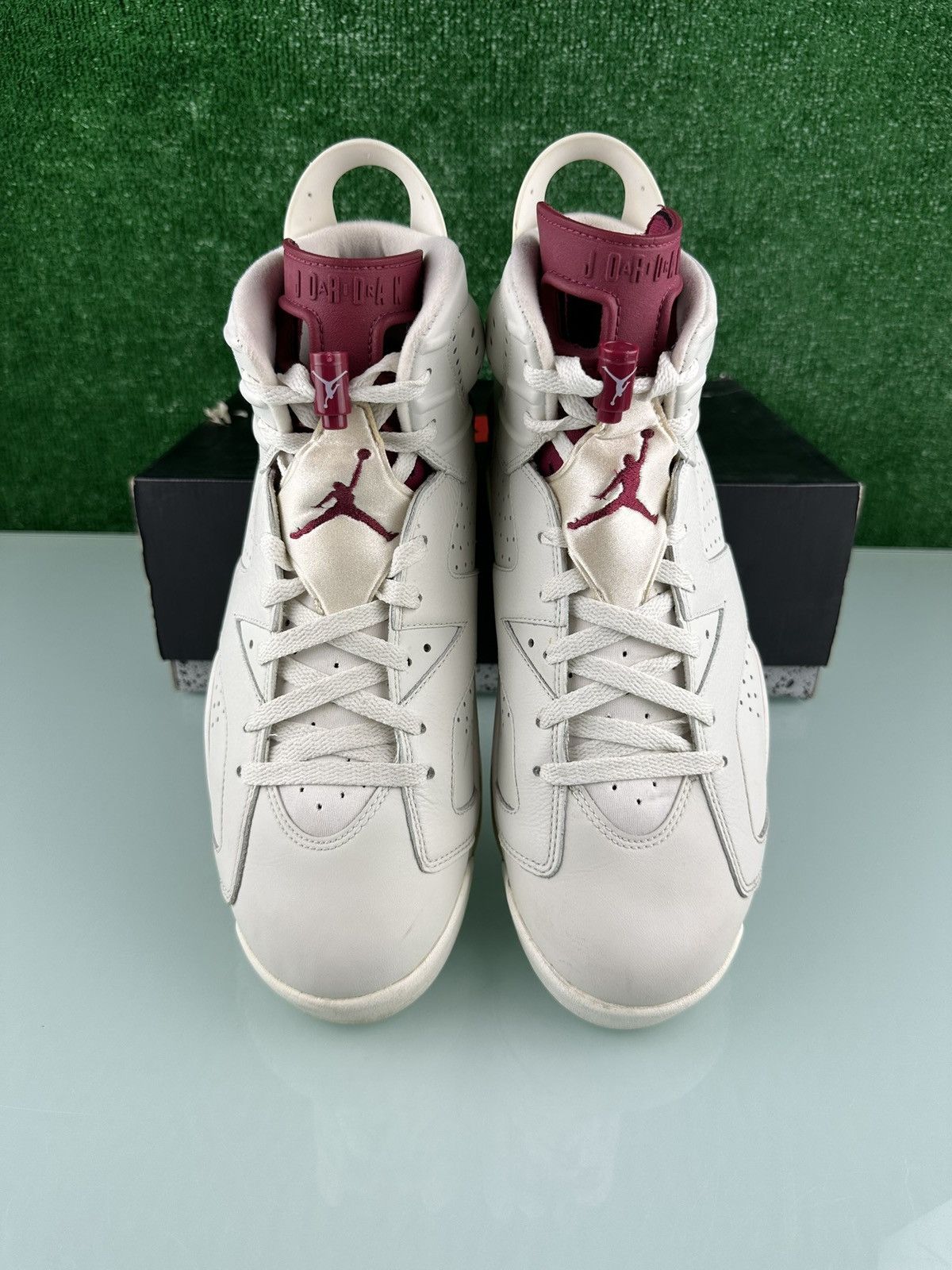 Jordan Brand Air Jordan 6 Retro 2015 Maroon Size 12 Size US 12 / EU 45 - 4 Thumbnail