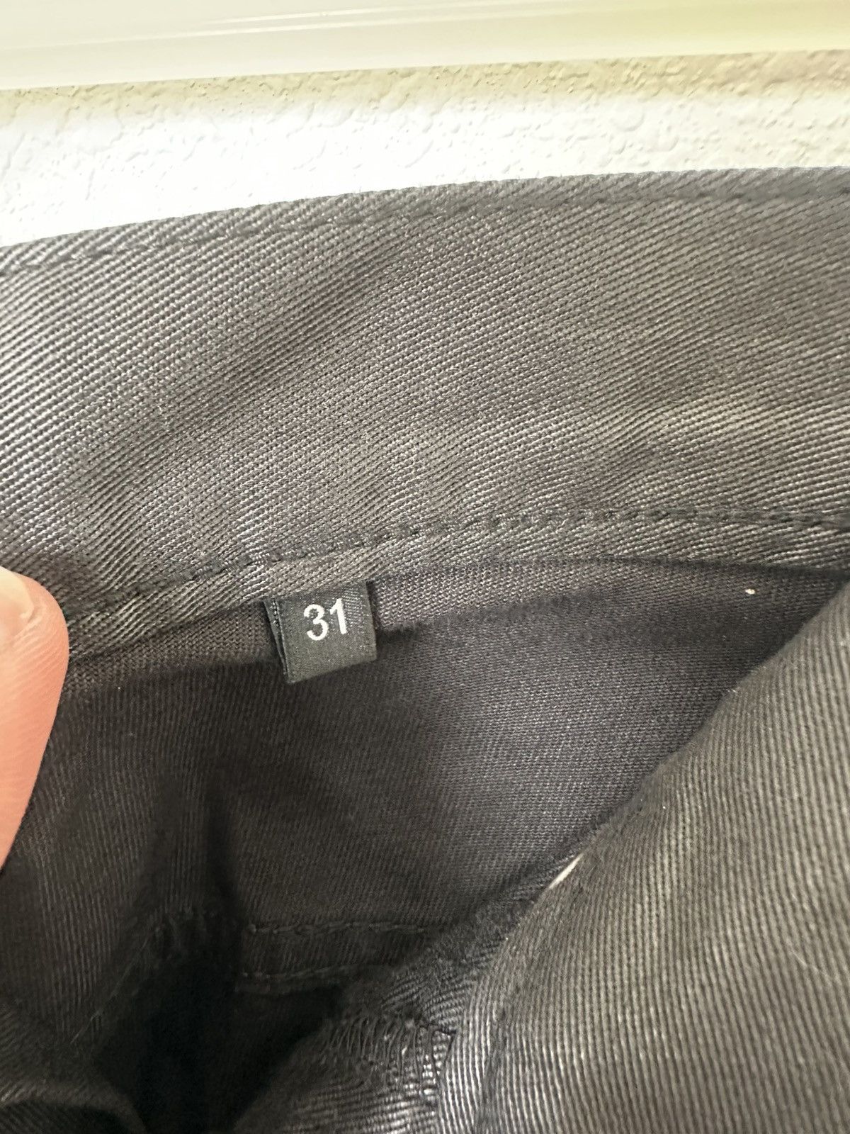 Black Lithium Homme Wax denim