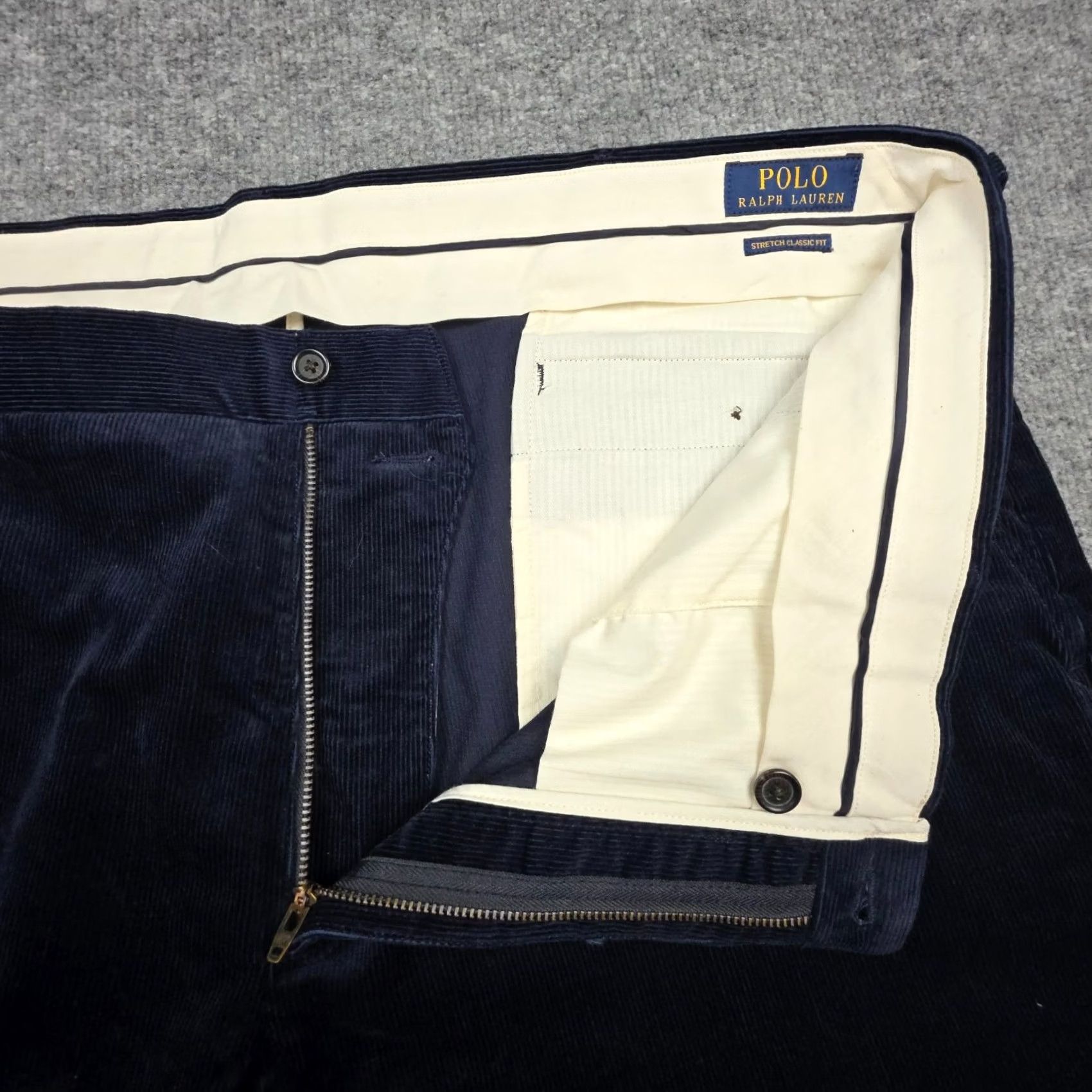 Polo Ralph Lauren Polo Ralph Lauren Corduroy Pants Men's 44 x 34 Blue Stretch NWT Size US XXL / EU 58 / 5 - 5 Thumbnail