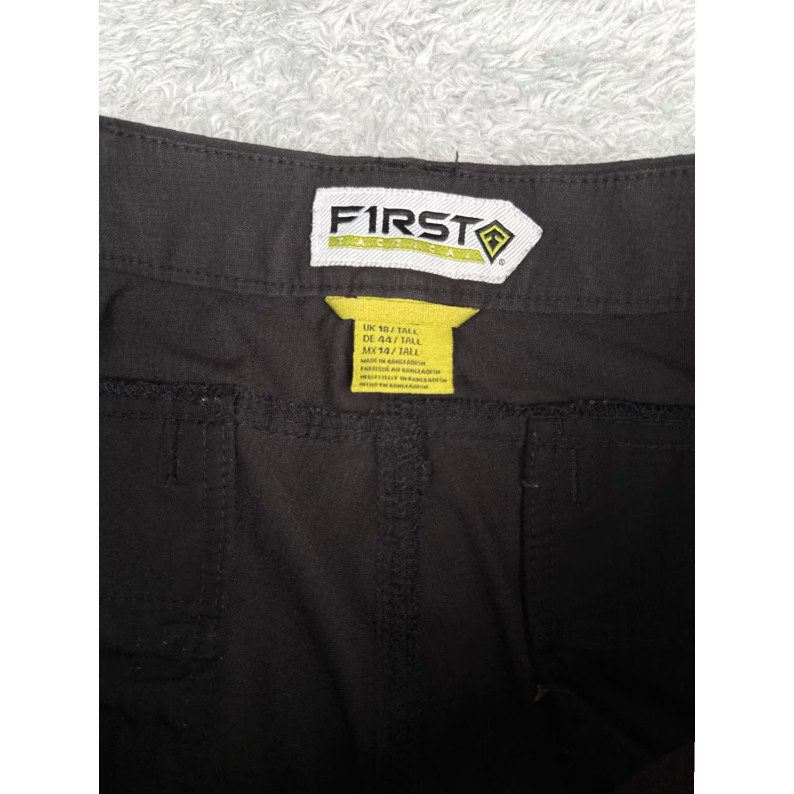 Vintage First Tactical Pants Women 14 Black Cargo Rip-Stop First Tactical Pants Women 14 Black Cargo Rip-Stop 34x30 Size 36" / US 14 / IT 50 - 6 Thumbnail