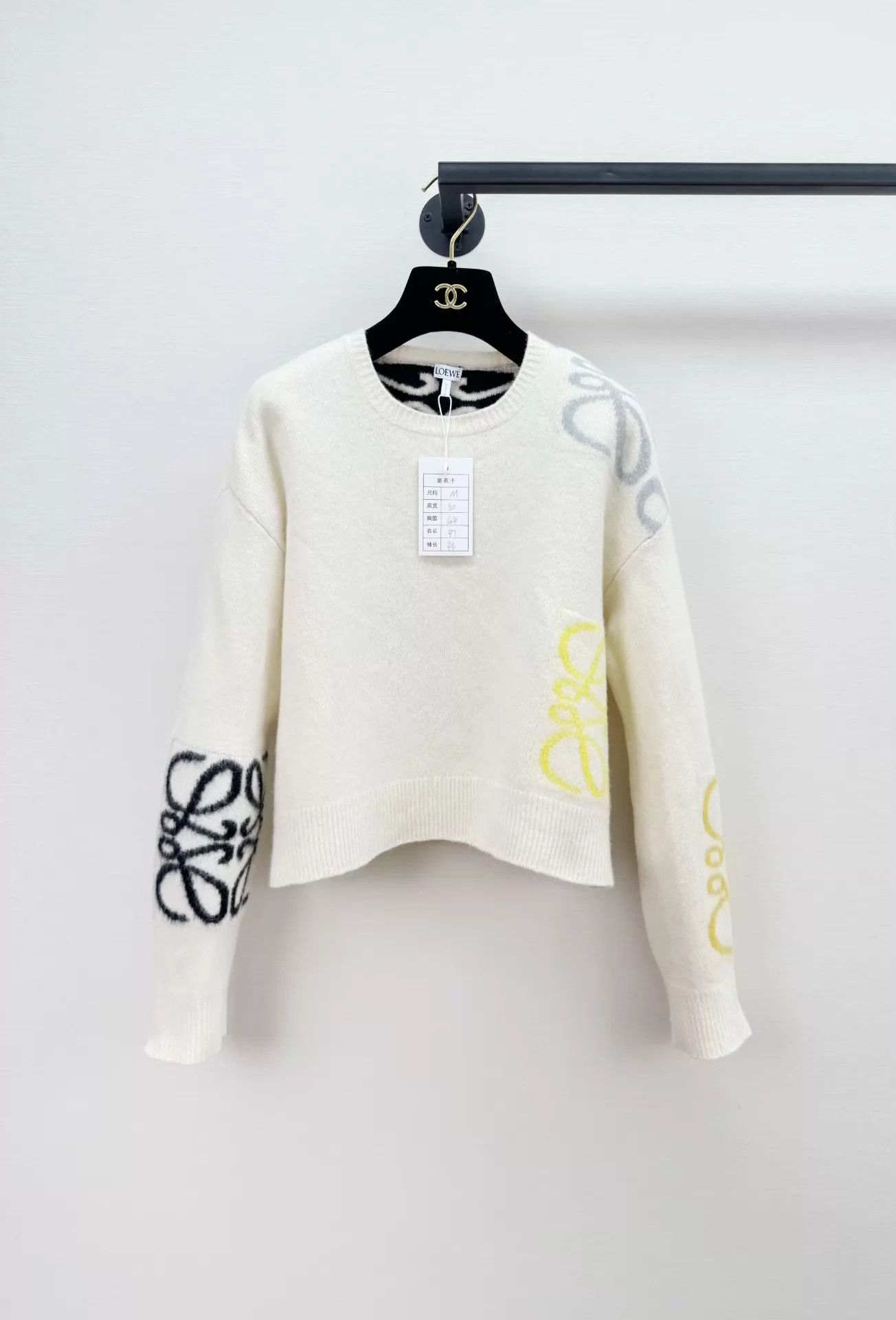 Loewe Loewe Wool Intarsia Knit Sweater M Worn 2-3x Size M / US 6-8 / IT 42-44 - 1 Thumbnail