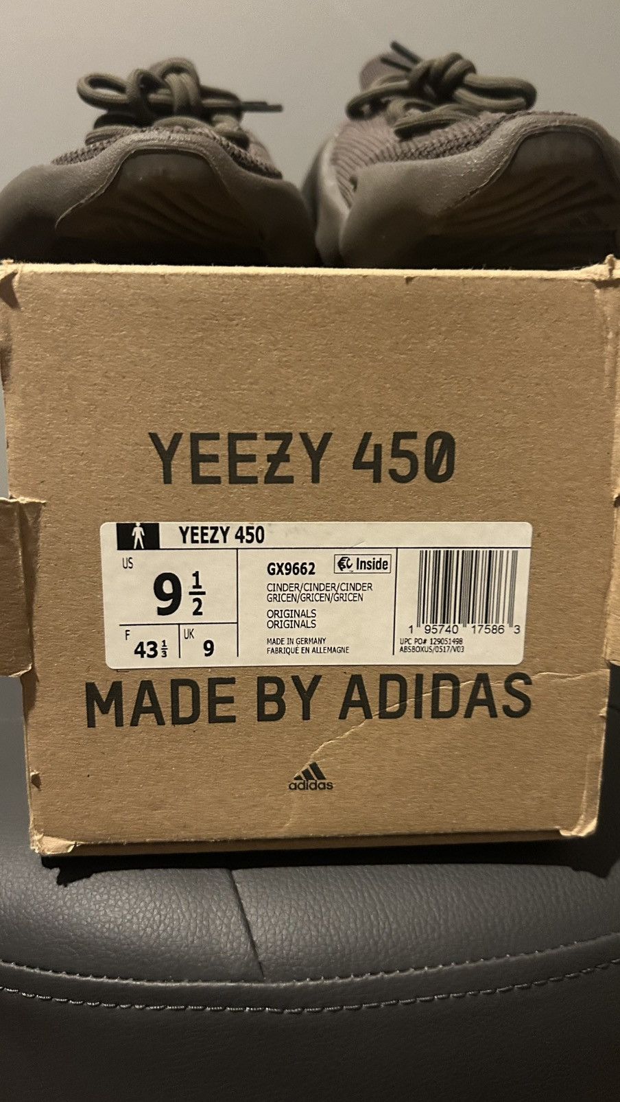 Adidas Yeezy 450 Cinder Size US 9.5 / EU 42-43 - 6 Thumbnail