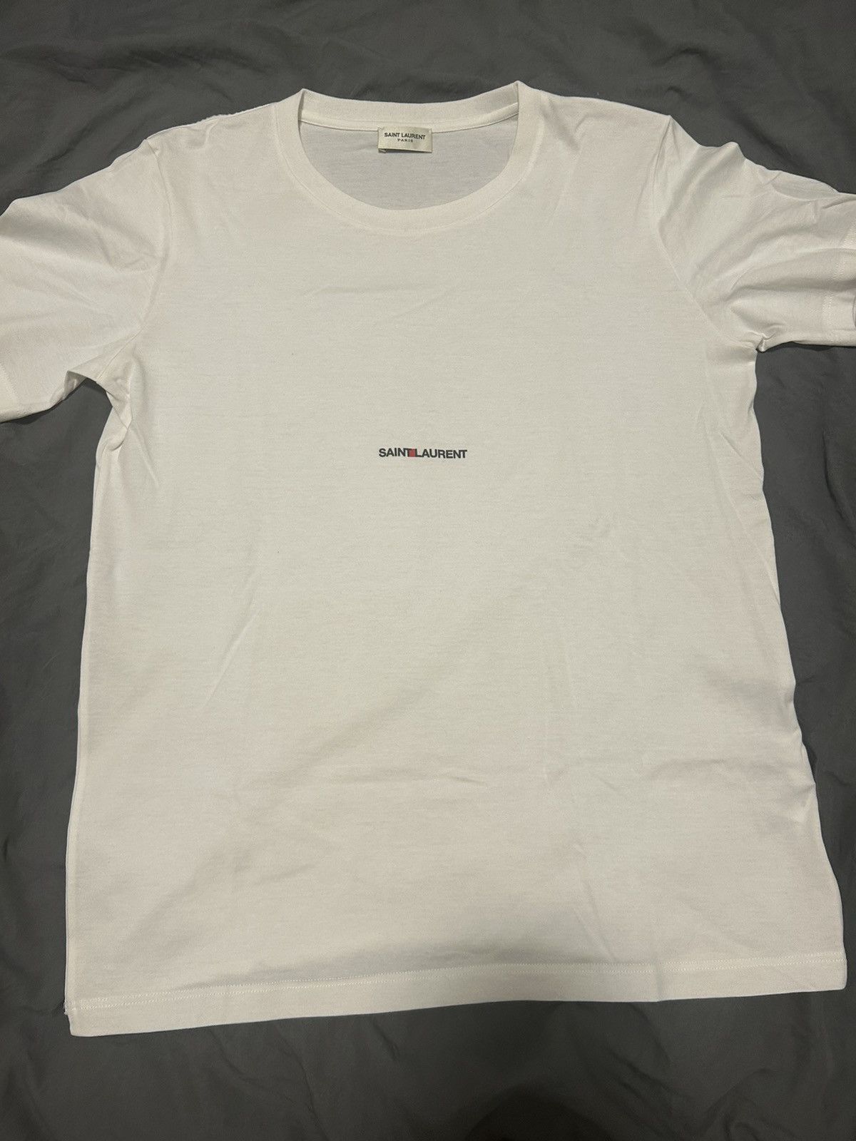Yves Saint Laurent White Saint Laurent T Shirt Size US XS / EU 42 / 0 - 1 Thumbnail