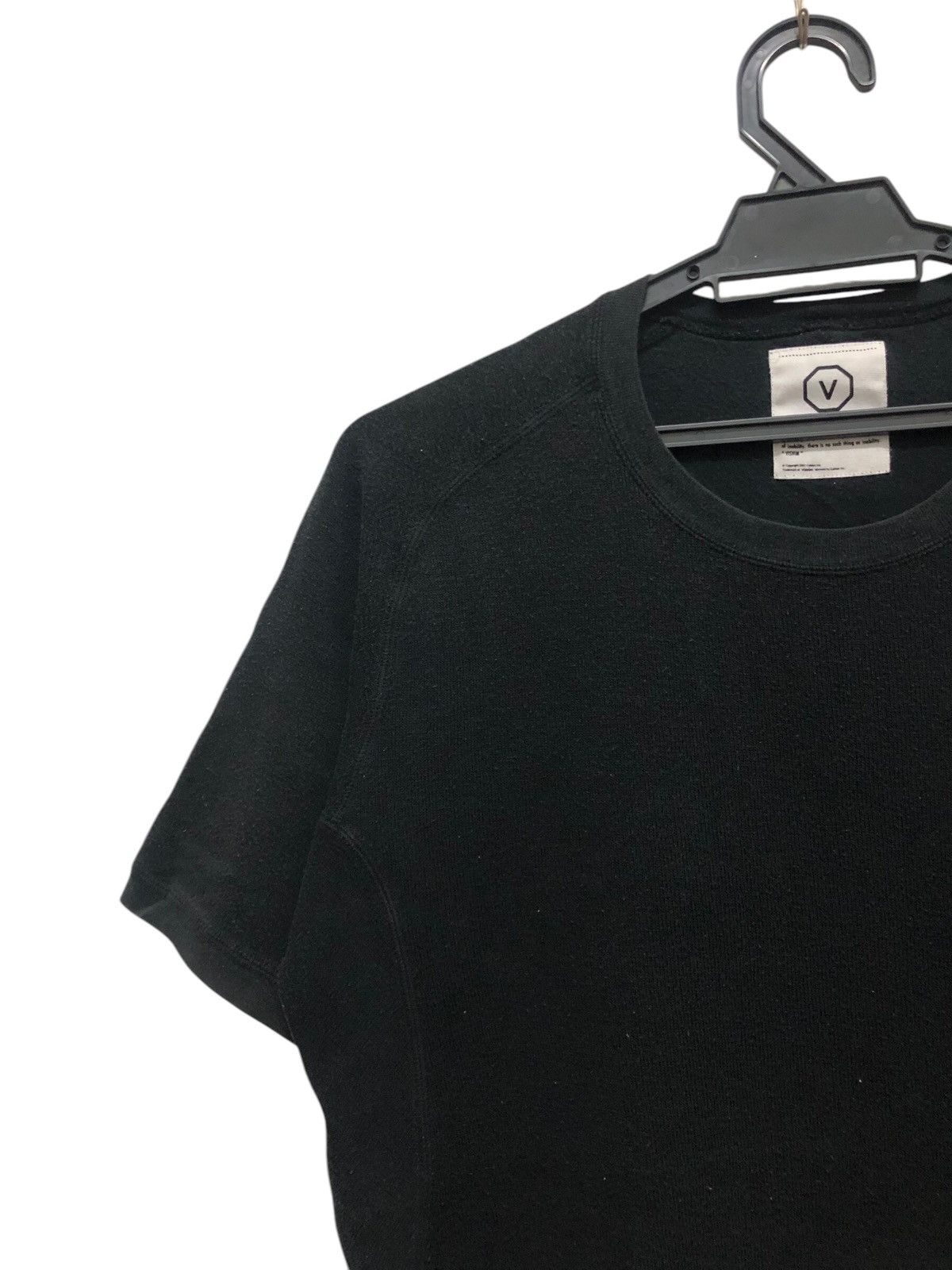 Visvim 2001 🔥 CUBISM LABORATORY PLAIN BLACK THERMAL TEE Size US M / EU 48-50 / 2 - 5 Thumbnail