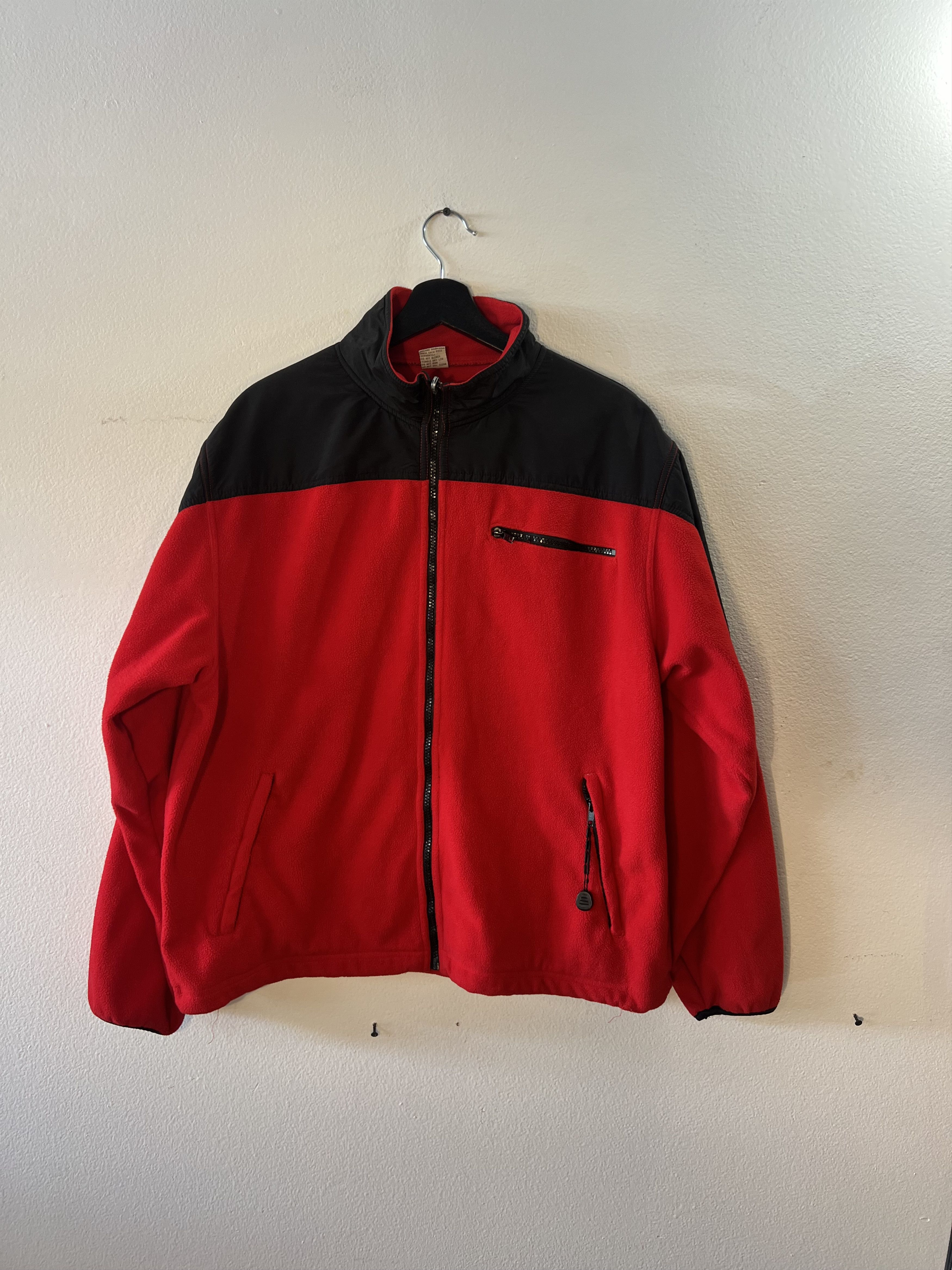 Marlboro Marlboro Red and Black Fleece Jacket Size US L / EU 52-54 / 3 - 1 Thumbnail
