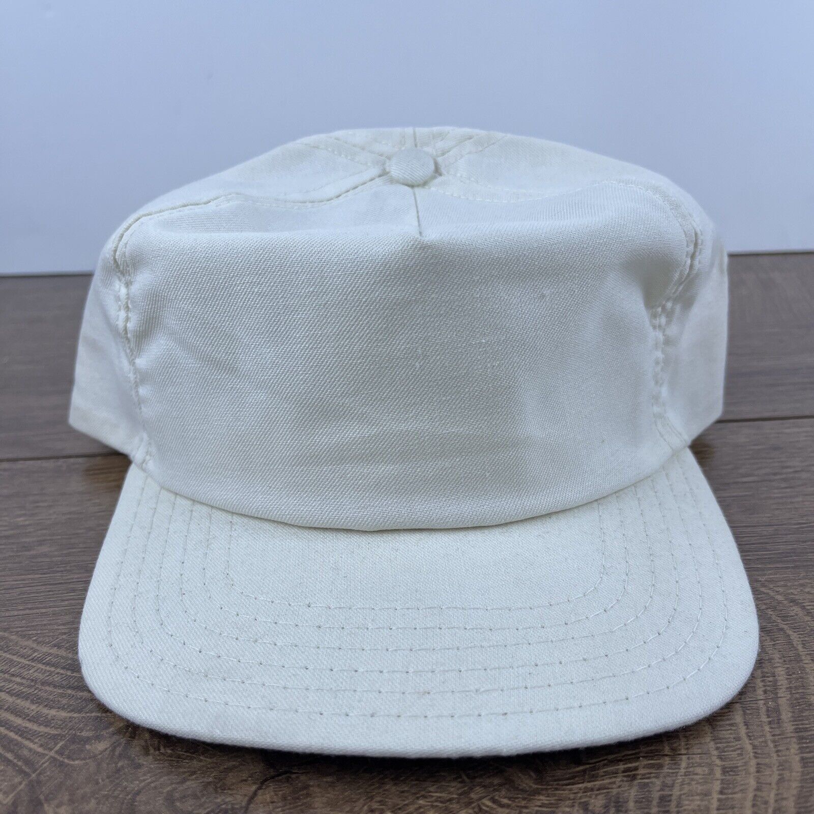 Other Plain White Hat White Hat Plain Adjustable Snapback Adult Si Size ONE SIZE - 3 Thumbnail