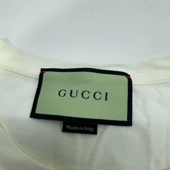 Gucci Gucci Loose-Fit T-Shirt with Heart Apple Design-2507 Size S / US 4 / IT 40 - 3 Thumbnail