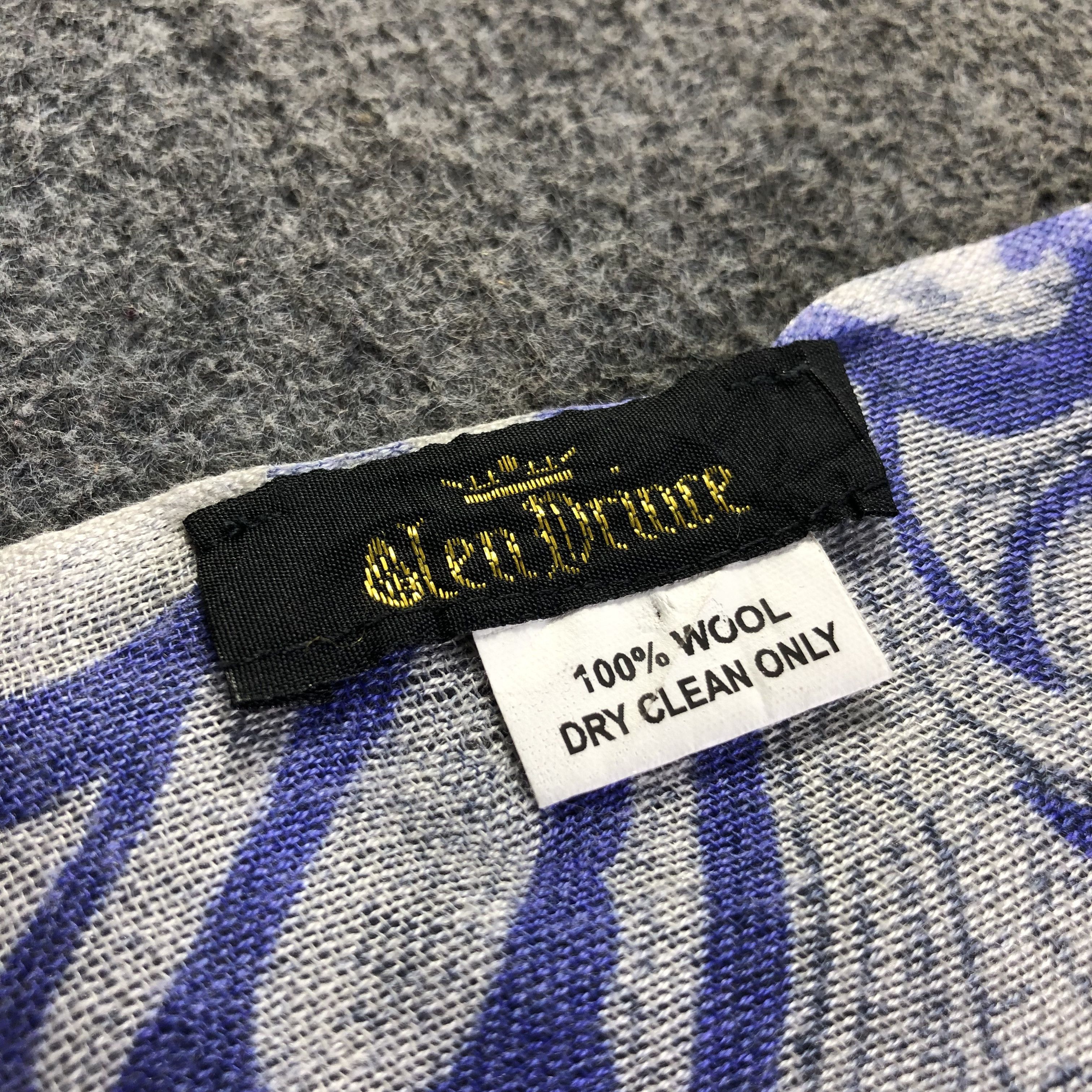 Vintage Glen Prince Paisley Wool Stole Scarf Muffler Neckwear V2574 Size ONE SIZE - 4 Thumbnail