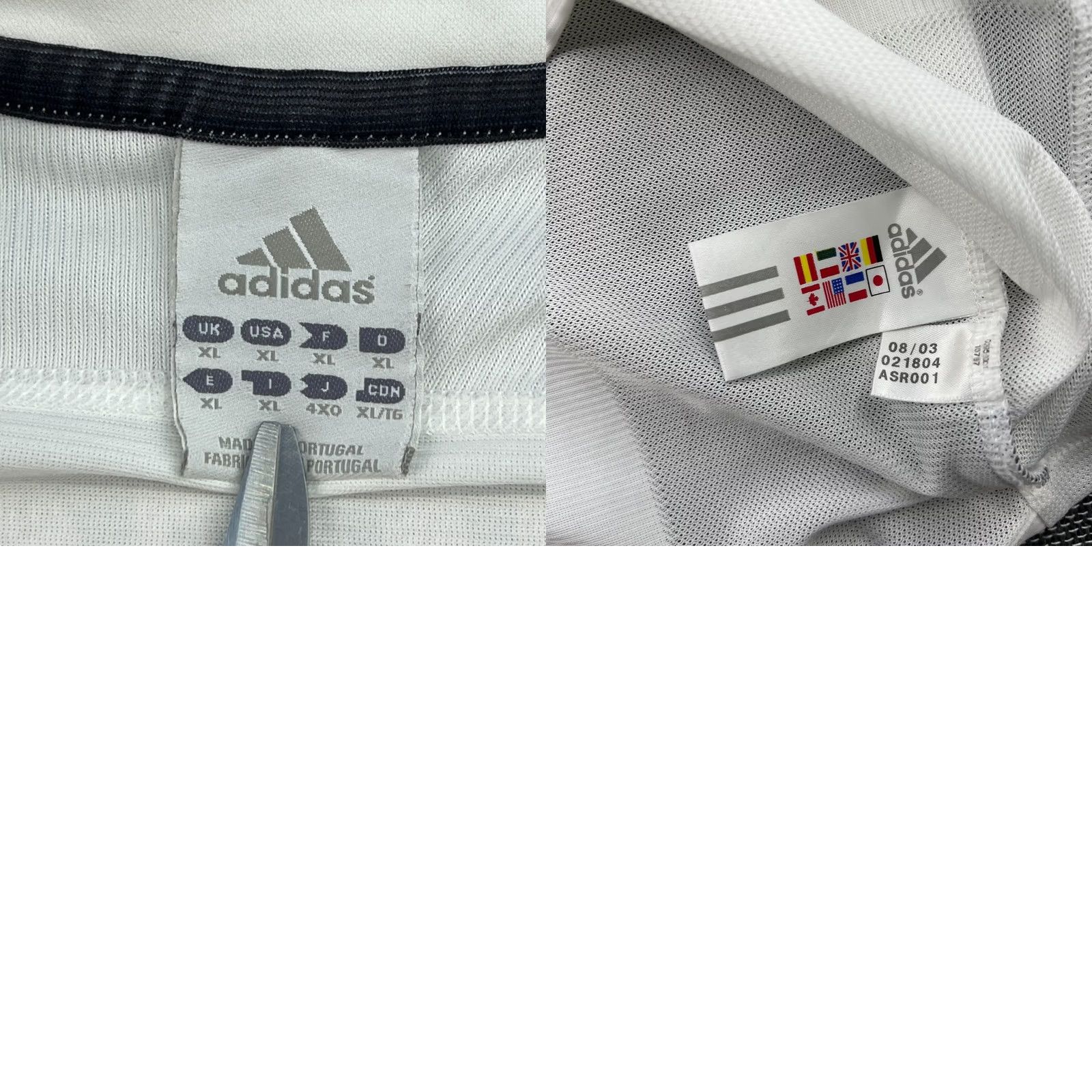 Adidas adidas Real Madrid 2003 2004 Home Football Jersey Mens XL Shirt White Size US XL / EU 56 / 4 - 9 Thumbnail