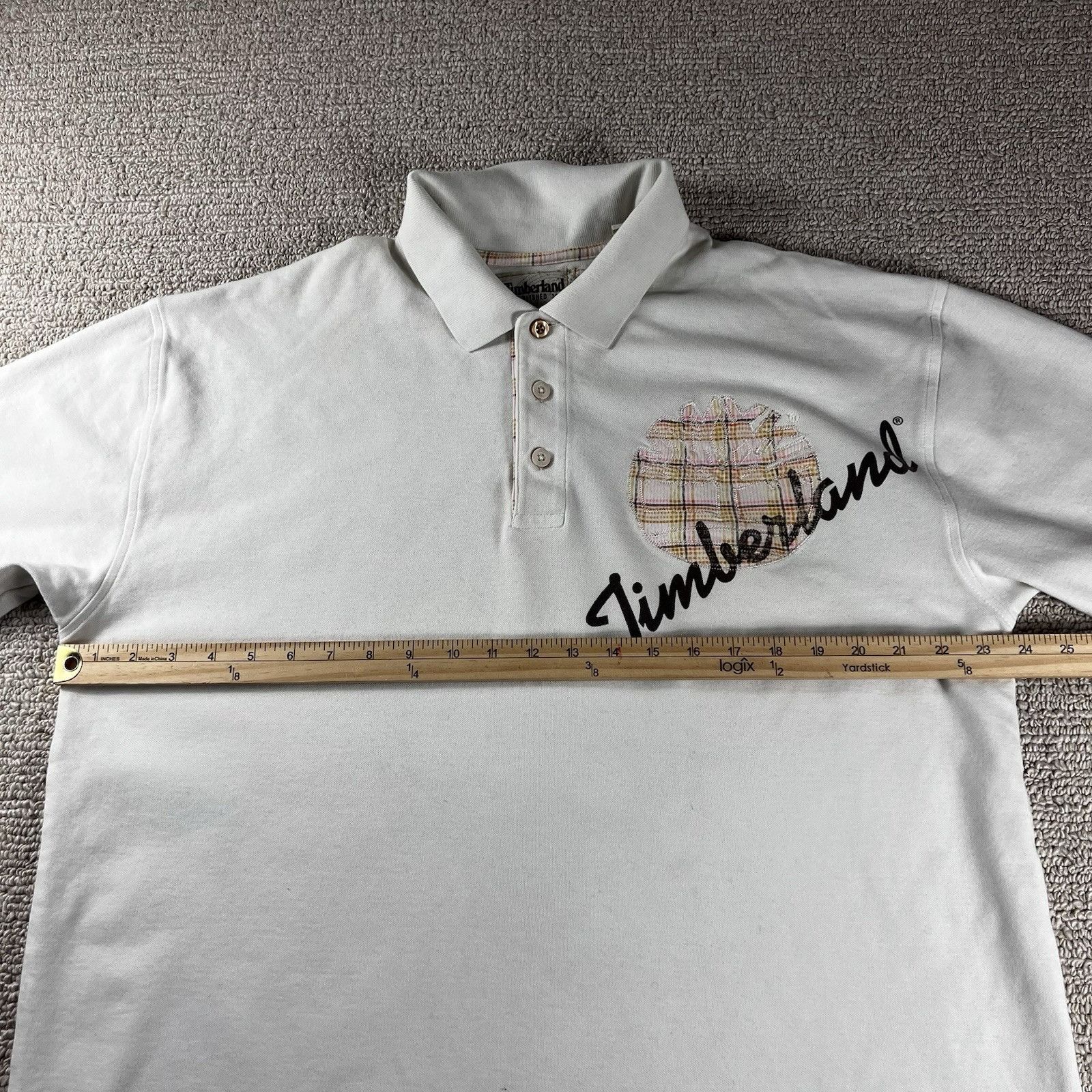 Timberland Timberland Large Logo Polo Shirt Beige Men’s Size Large Size US L / EU 52-54 / 3 - 5 Thumbnail