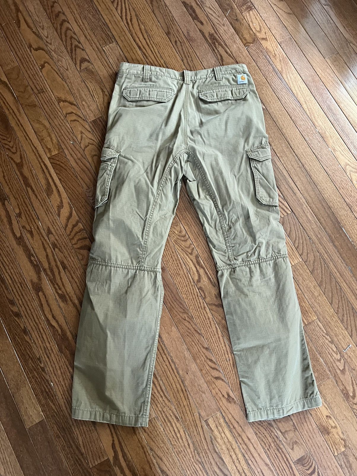 Carhartt Vintage Carhartt Cargo Ripstops Beige 36x34 Relaxed Size US 36 / EU 52 - 2 Thumbnail