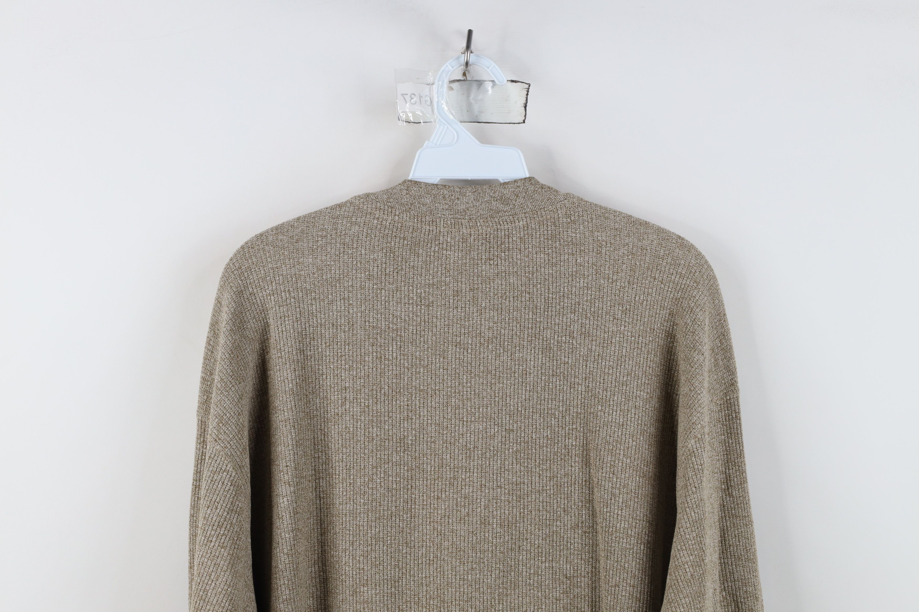 Vintage Vintage 90s Streetwear Waffle Long Sleeve Henley T-Shirt Size US XL / EU 56 / 4 - 9 Thumbnail