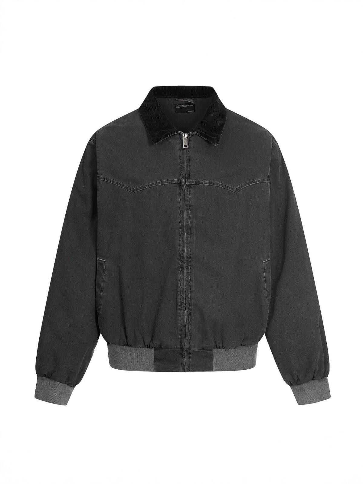 Other Detroit Short Boxy Jacket | Lapel Collar Zip Workwear Size US M / EU 48-50 / 2 - 5 Thumbnail