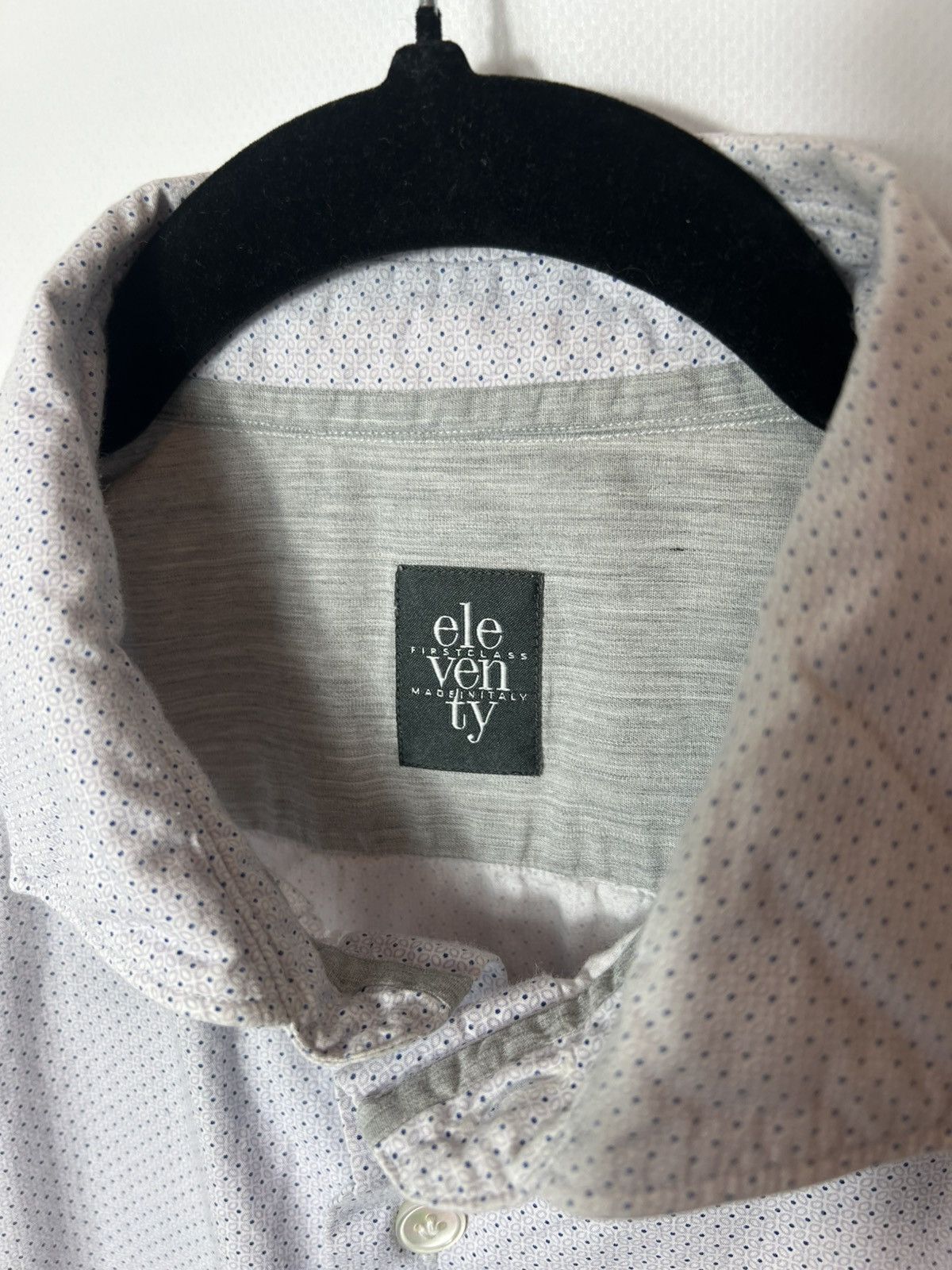 Eleventy Vintage luxury designer Eleventy Button Up Shirt Sz 42/16.5 Size US L / EU 52-54 / 3 - 6 Thumbnail