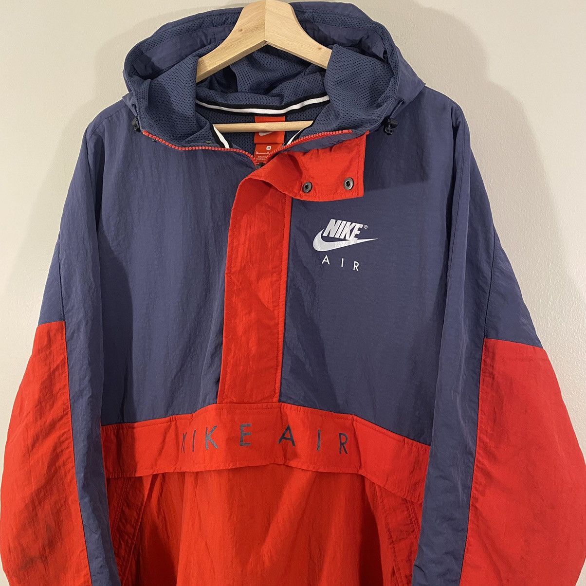 Nike Nike Hooded Anorak Windbreaker Jacket Medium Size US M / EU 48-50 / 2 - 3 Thumbnail