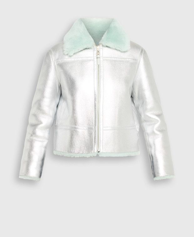 Reversible leather jacket