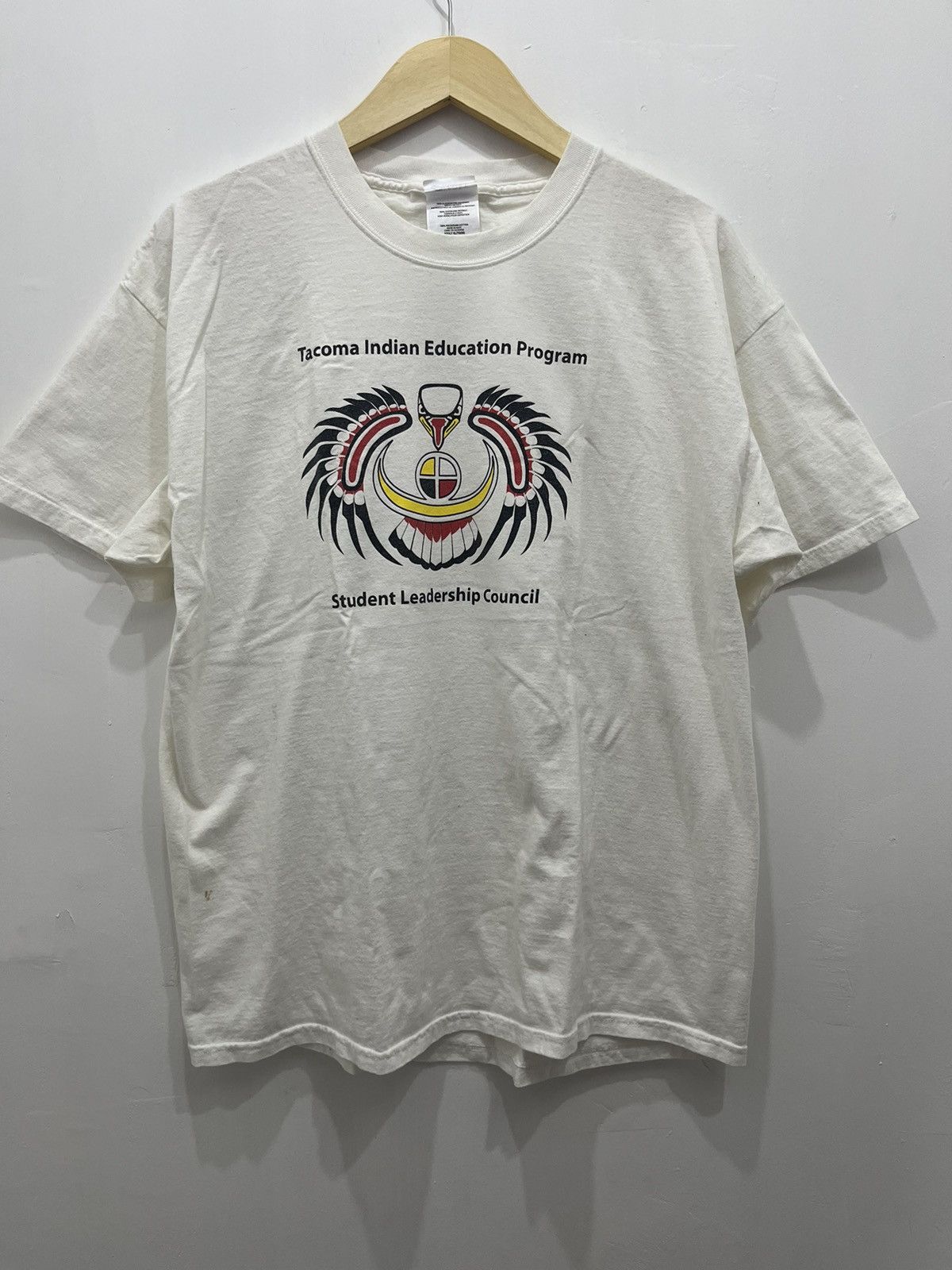Vintage Tacoma Indian Logo Short Sleeve Tees Size US XL / EU 56 / 4 - 1 Thumbnail
