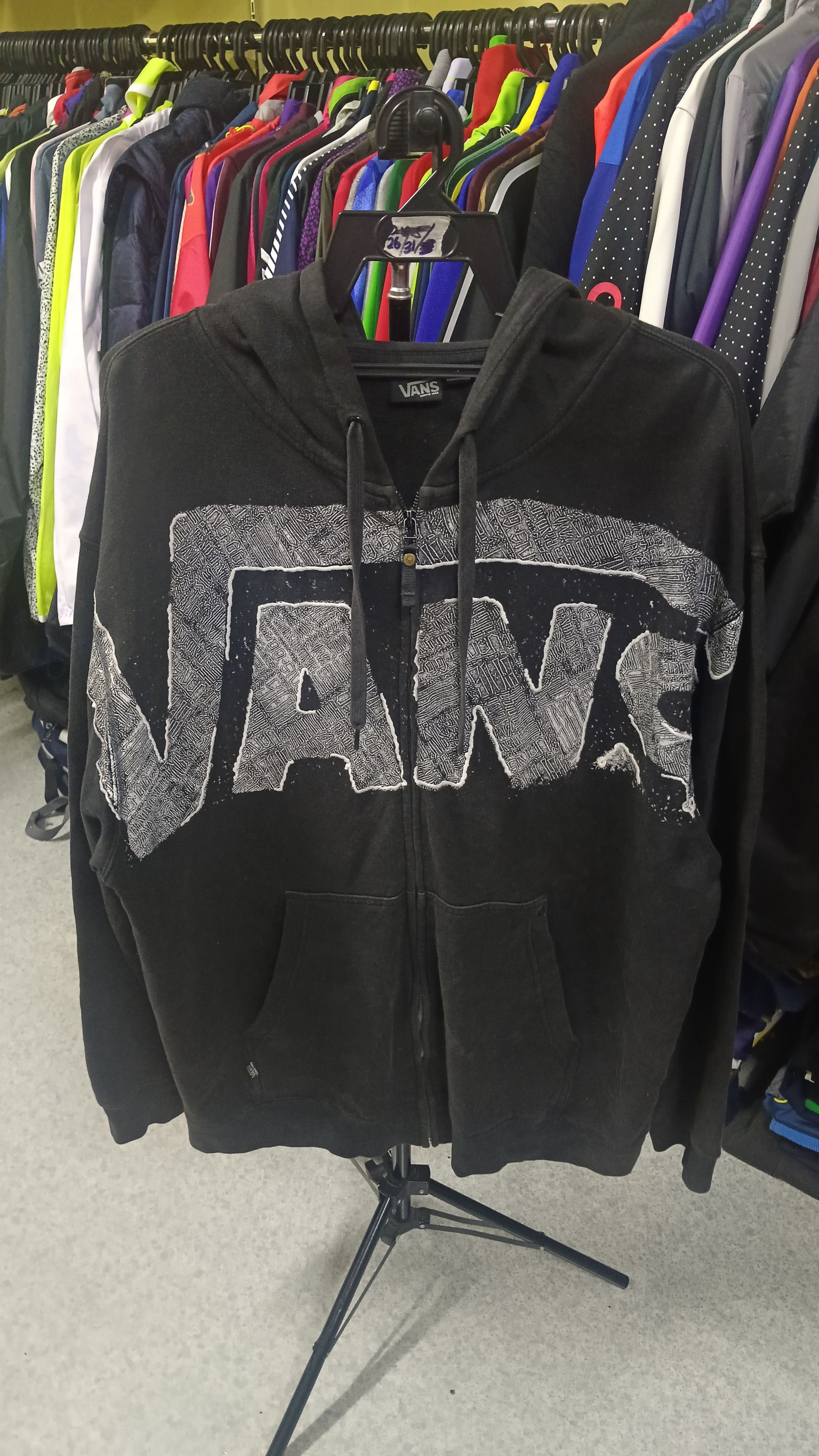 Vintage Vans Distressed Big Size Hoodie