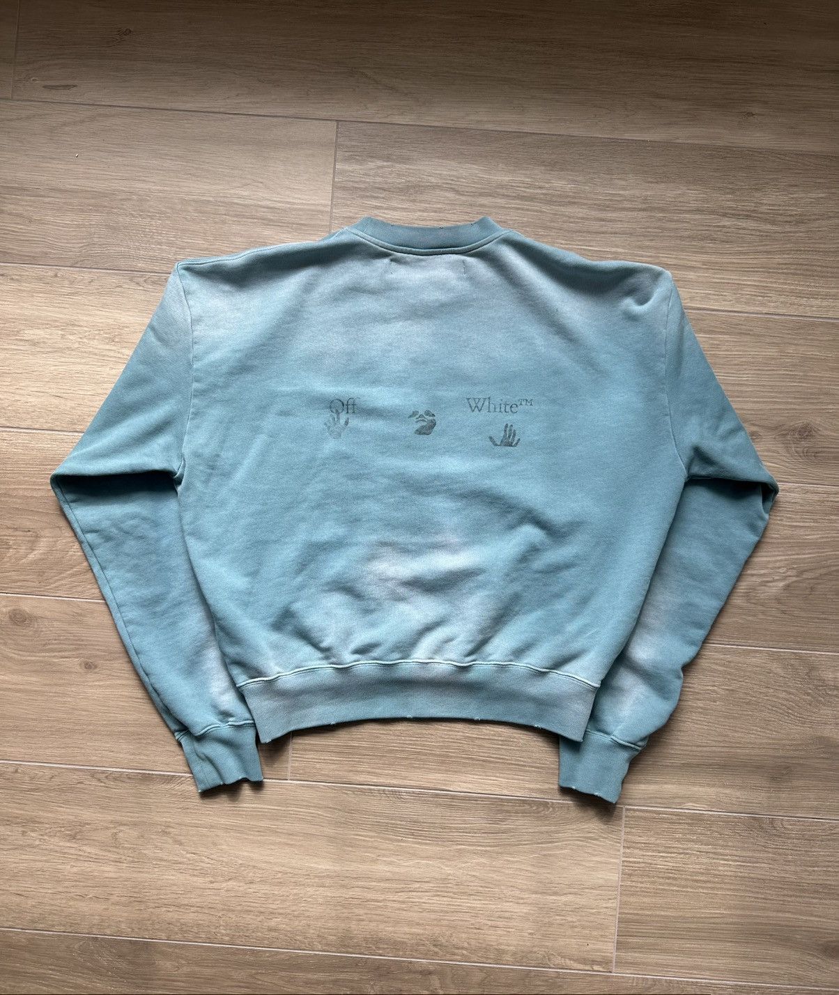 Off-White Off-White Acid Wash Crewneck Size US S / EU 44-46 / 1 - 6 Thumbnail
